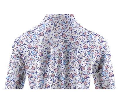 Cherryswing Women's English Garden Long Sleeve Golf Shirt