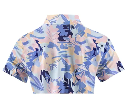 Cherryswing Women's Springtime Palette Short Sleeve Golf Shirt