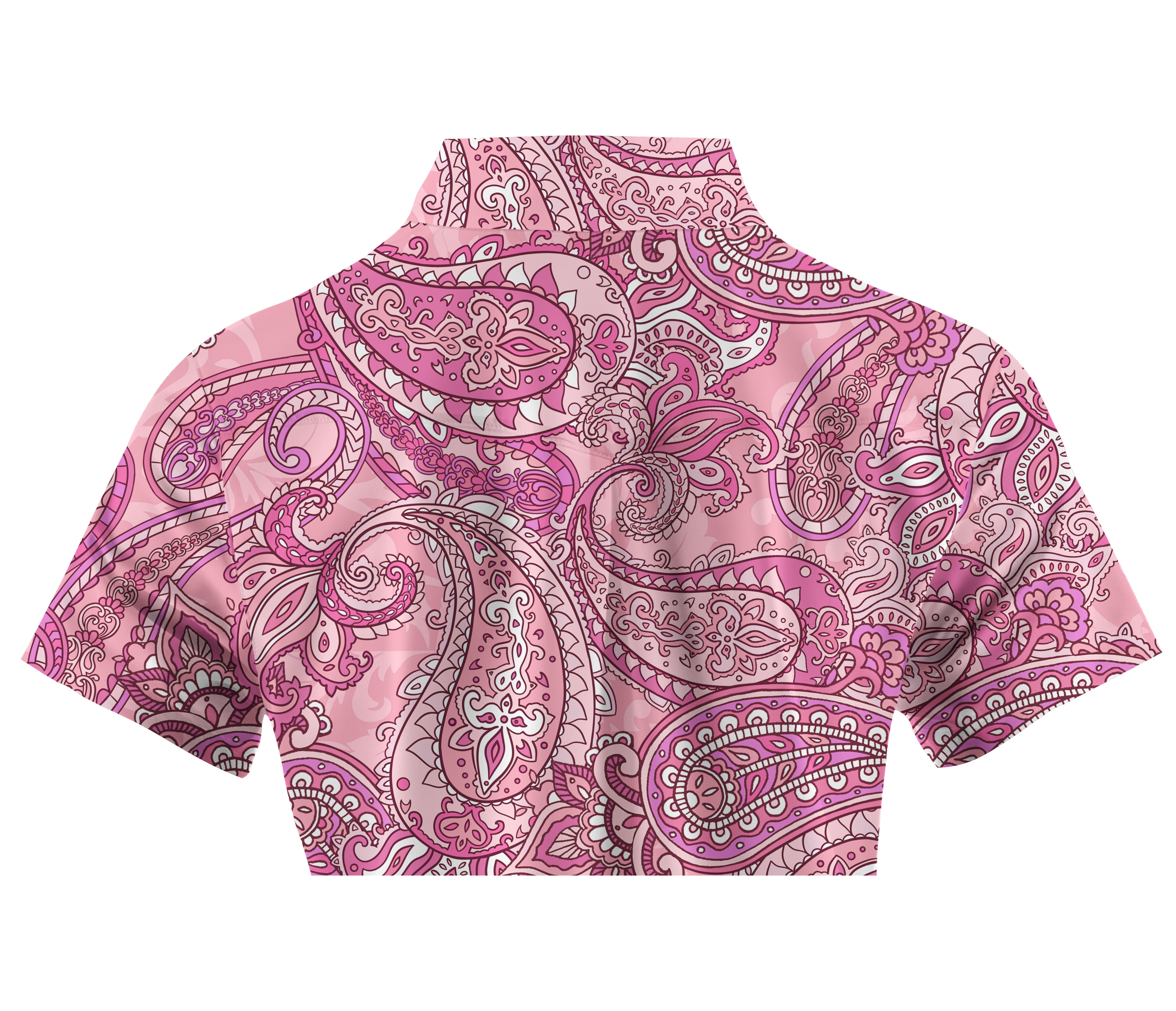 Cherryswing Women's Paisley Short Sleeve Golf Shirt