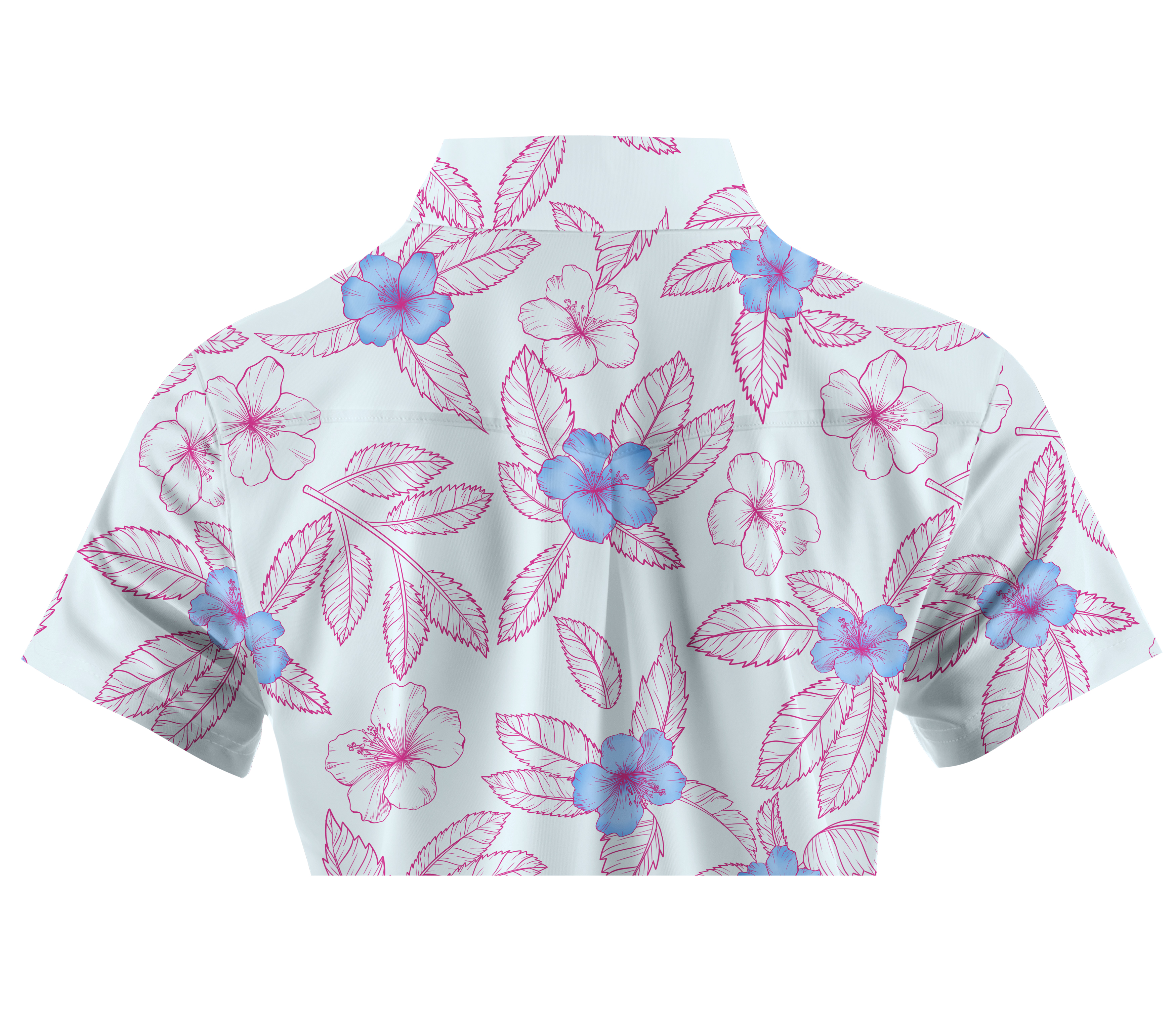 Cherryswing Women's Flowers Golf Short Sleeve Polo Shirt