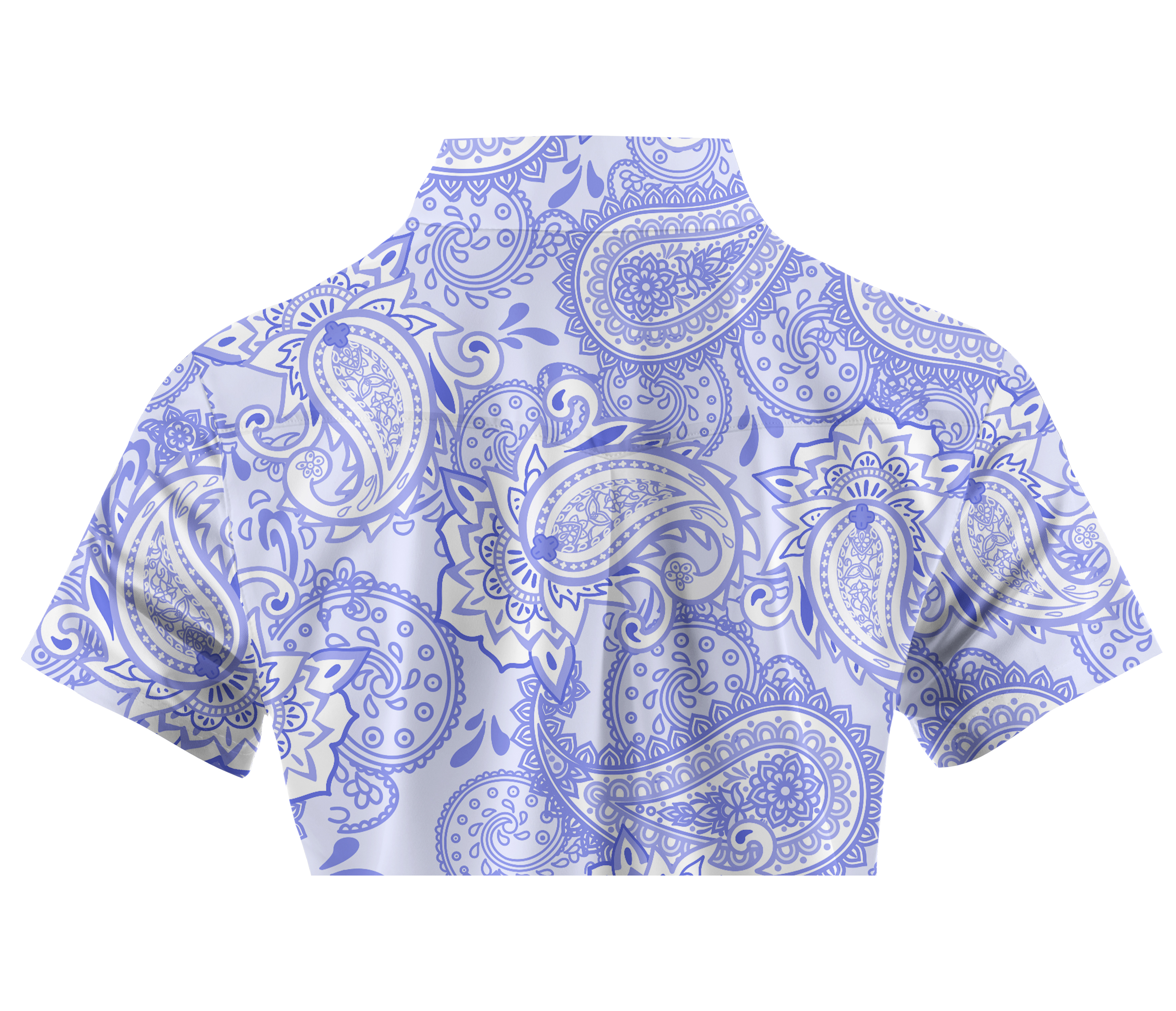 Cherryswing Women's Cashew Flower Golf Short Sleeve Polo Shirt