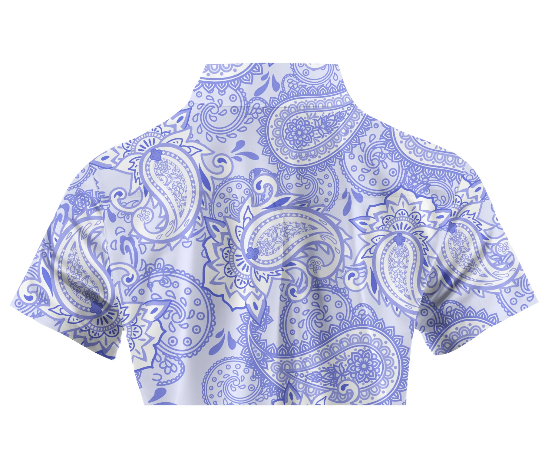 Cherryswing Women's Cashew Flower Golf Short Sleeve Polo Shirt