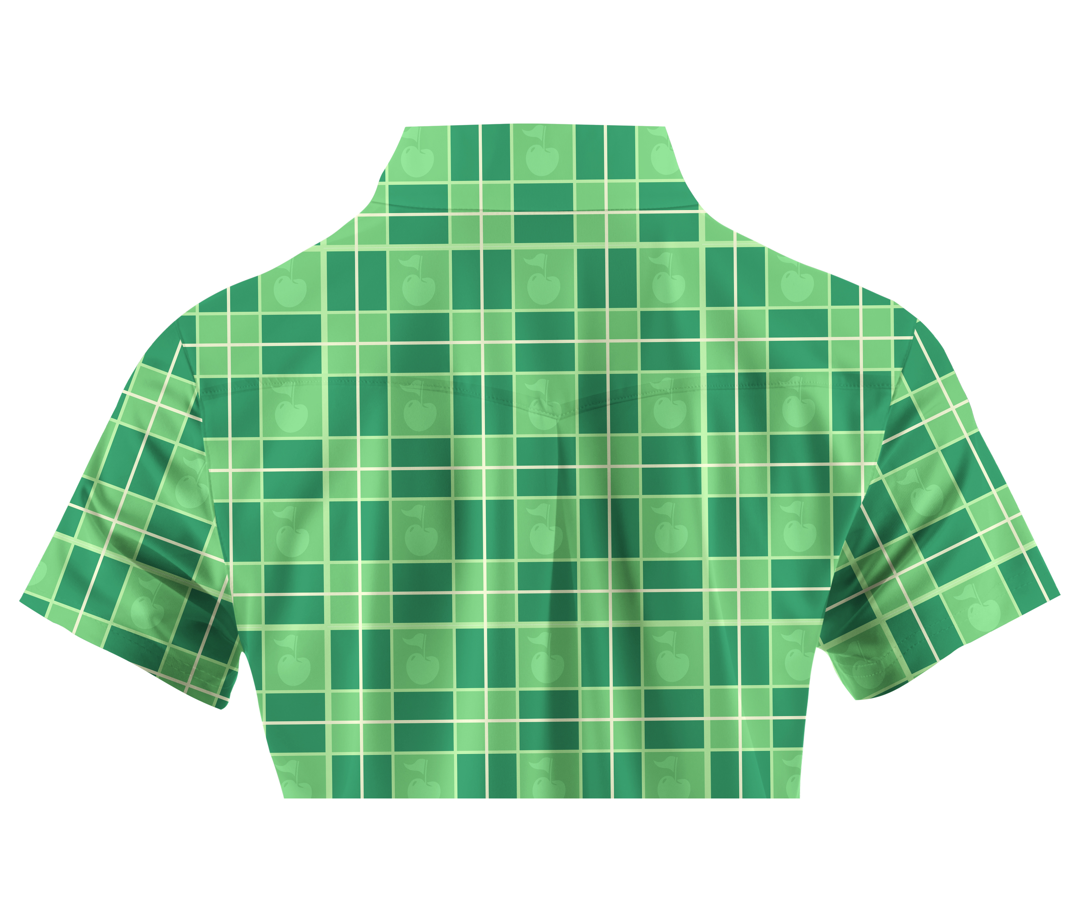 Cherryswing Women's Plaids Golf Short Sleeve Polo Shirt