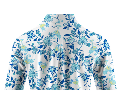 Cherryswing Women's Floral Golf Long Sleeve Polo Shirt