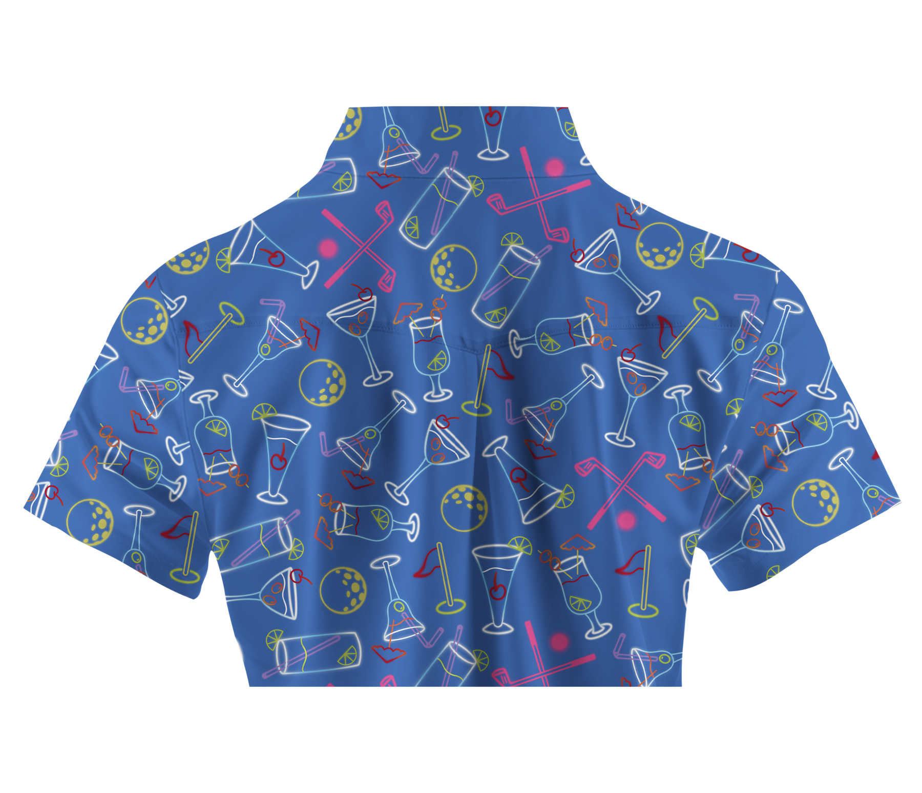 Cherryswing Women's Vibrant Blues Golf Short Sleeve Polo Shirt