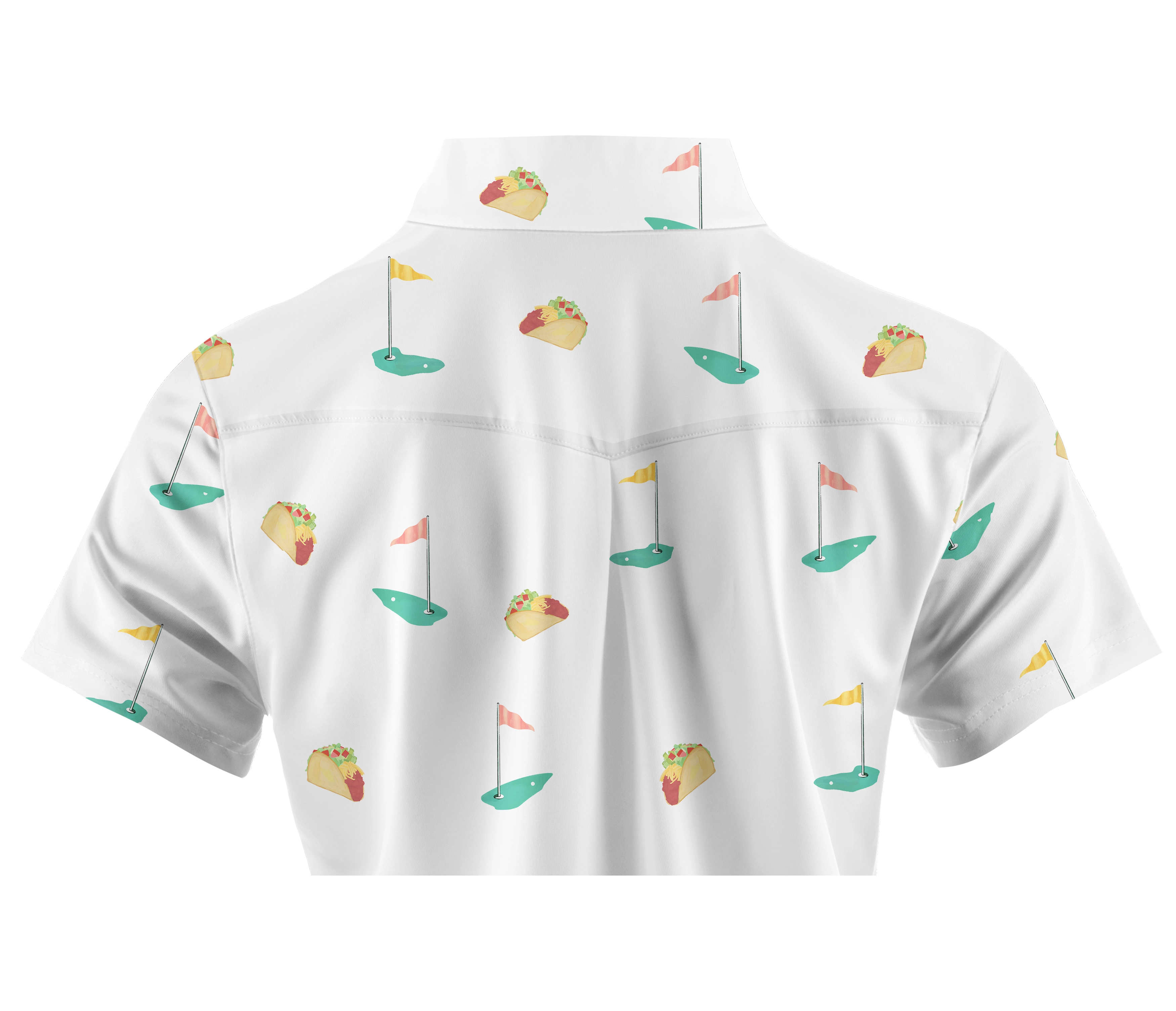 Cherryswing Women's Playful Design Golf Short Sleeve Polo Shirt