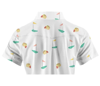 Cherryswing Women's Playful Design Golf Short Sleeve Polo Shirt
