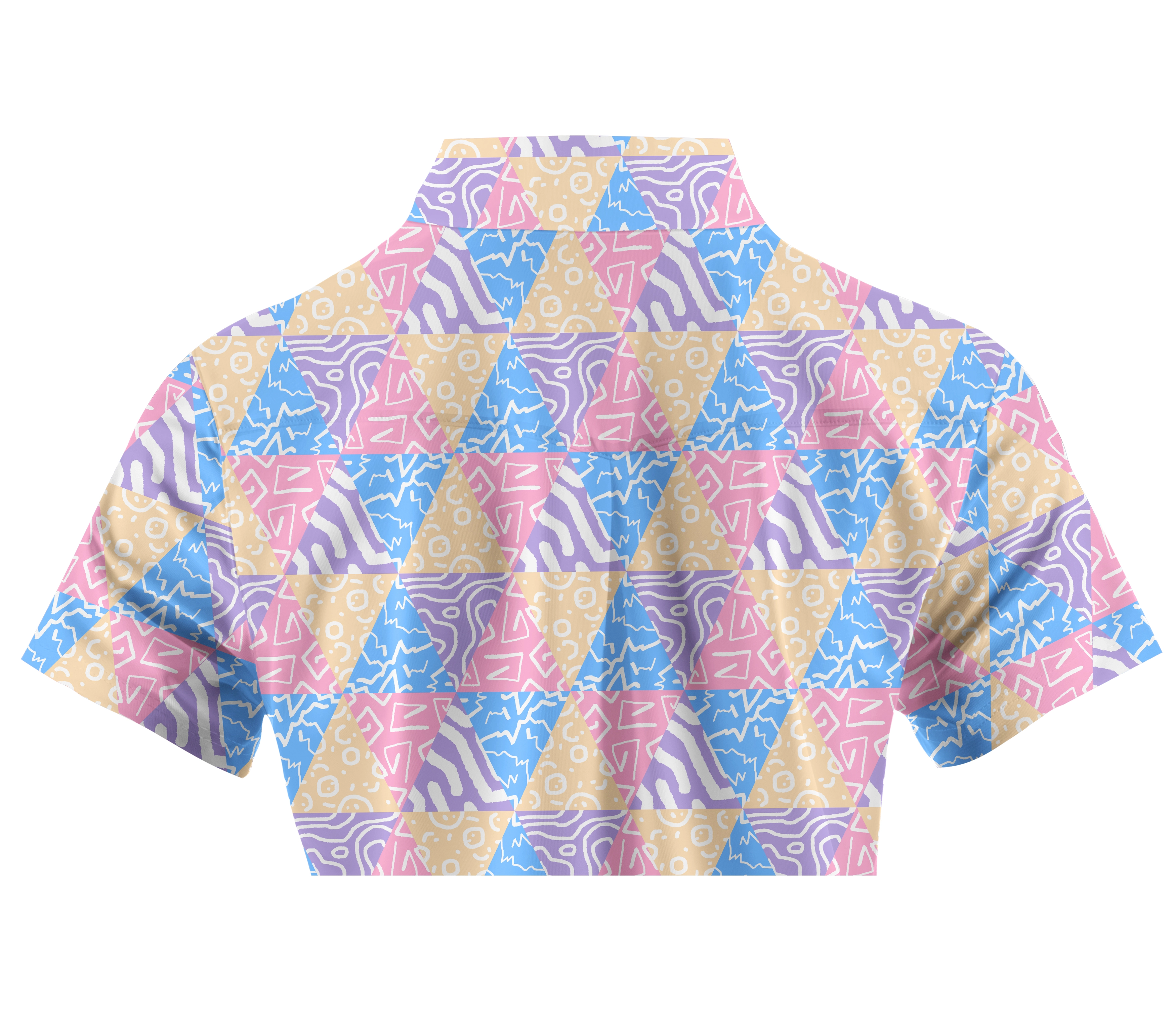 Cherryswing Women's Vibrant Patchwork  Golf Short Sleeve Polo Shirt