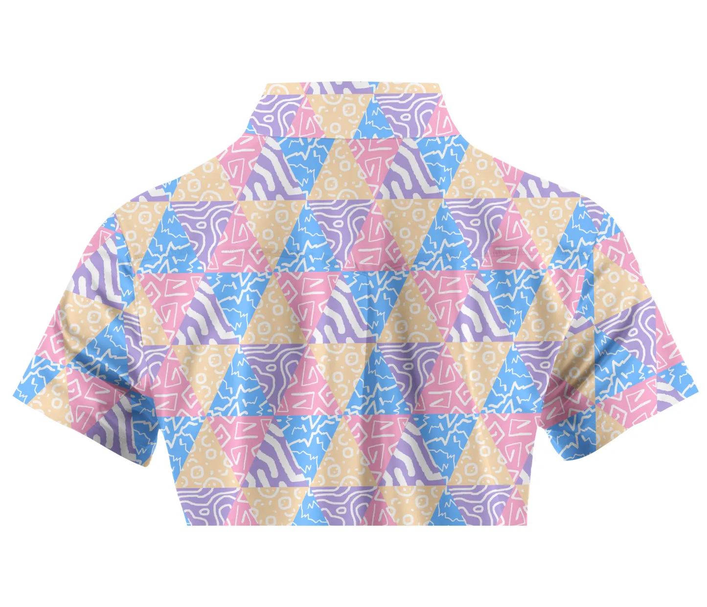 Cherryswing Women's Vibrant Patchwork  Golf Short Sleeve Polo Shirt