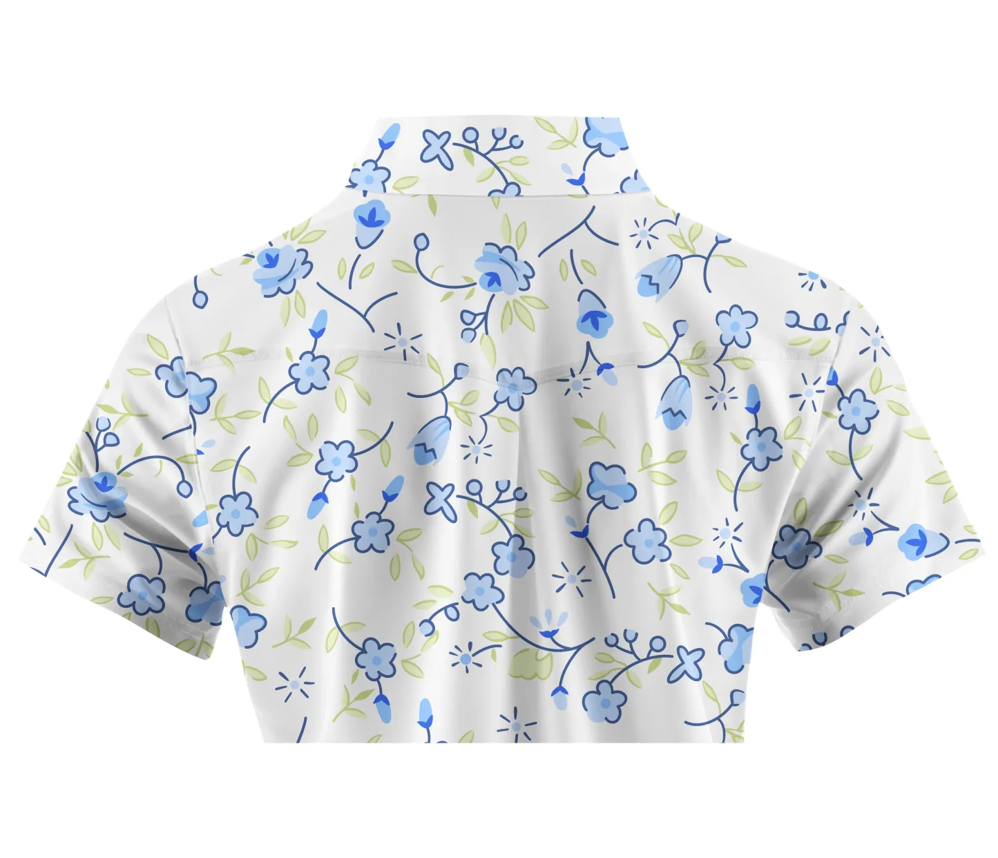 Cherryswing Women's Blossoms in Spring Golf Short Sleeve Polo Shirt