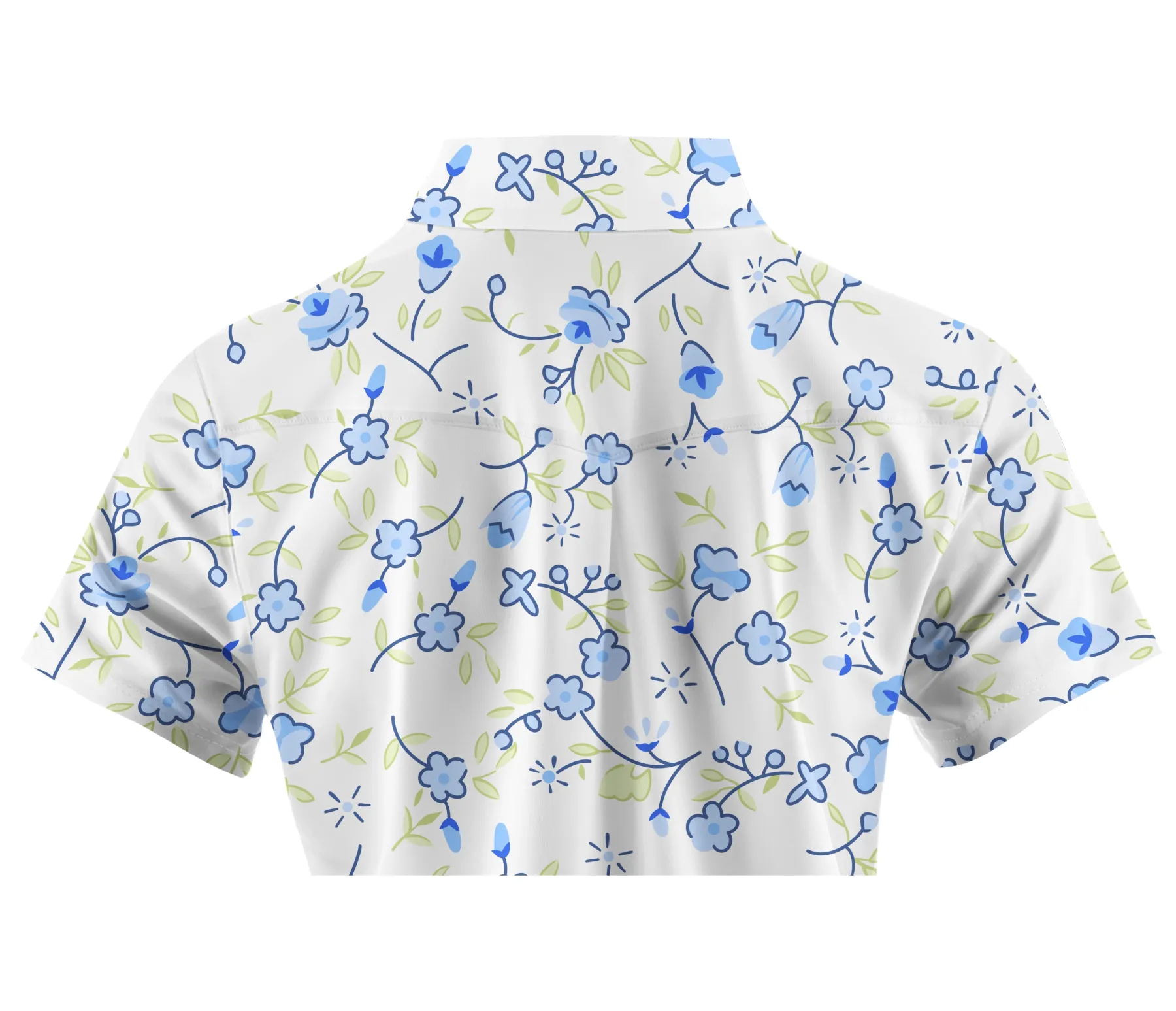 Cherryswing Women's Blossoms in Spring Golf Short Sleeve Polo Shirt