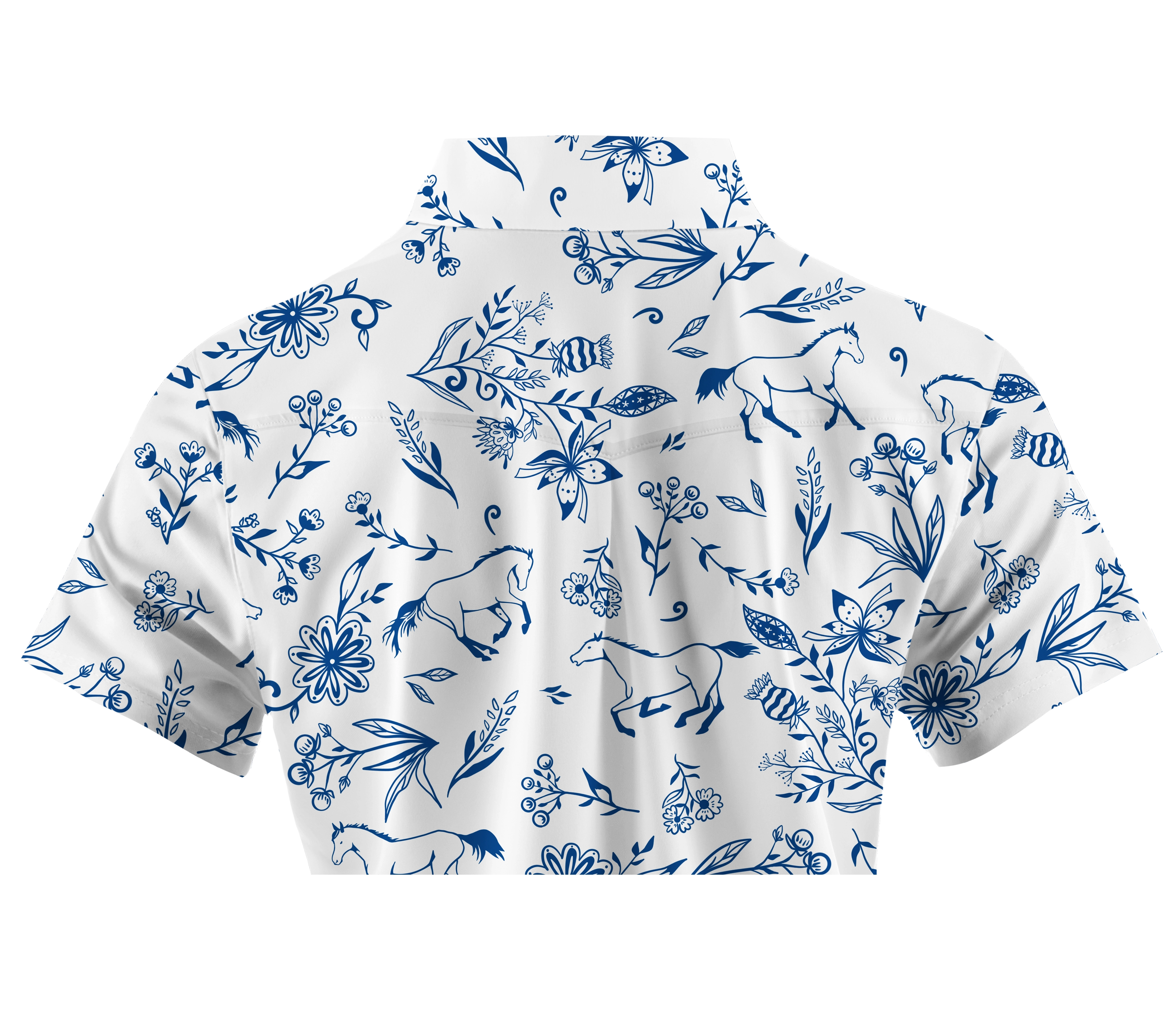 Cherryswing Women's Freeform Lines Golf Short Sleeve Polo Shirt