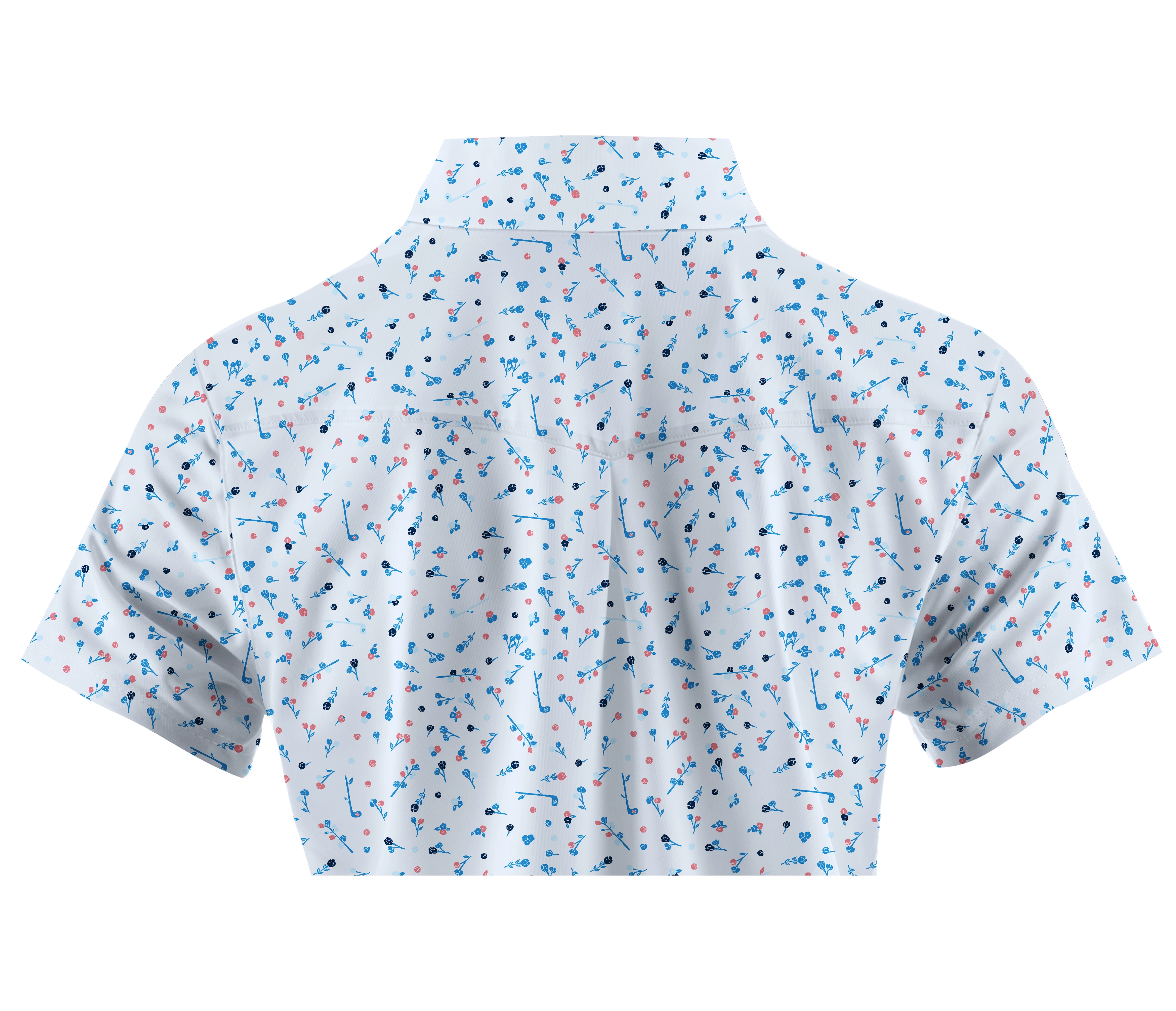 Cherryswing Women's Spring Meadow Golf Short Sleeve Polo Shirt