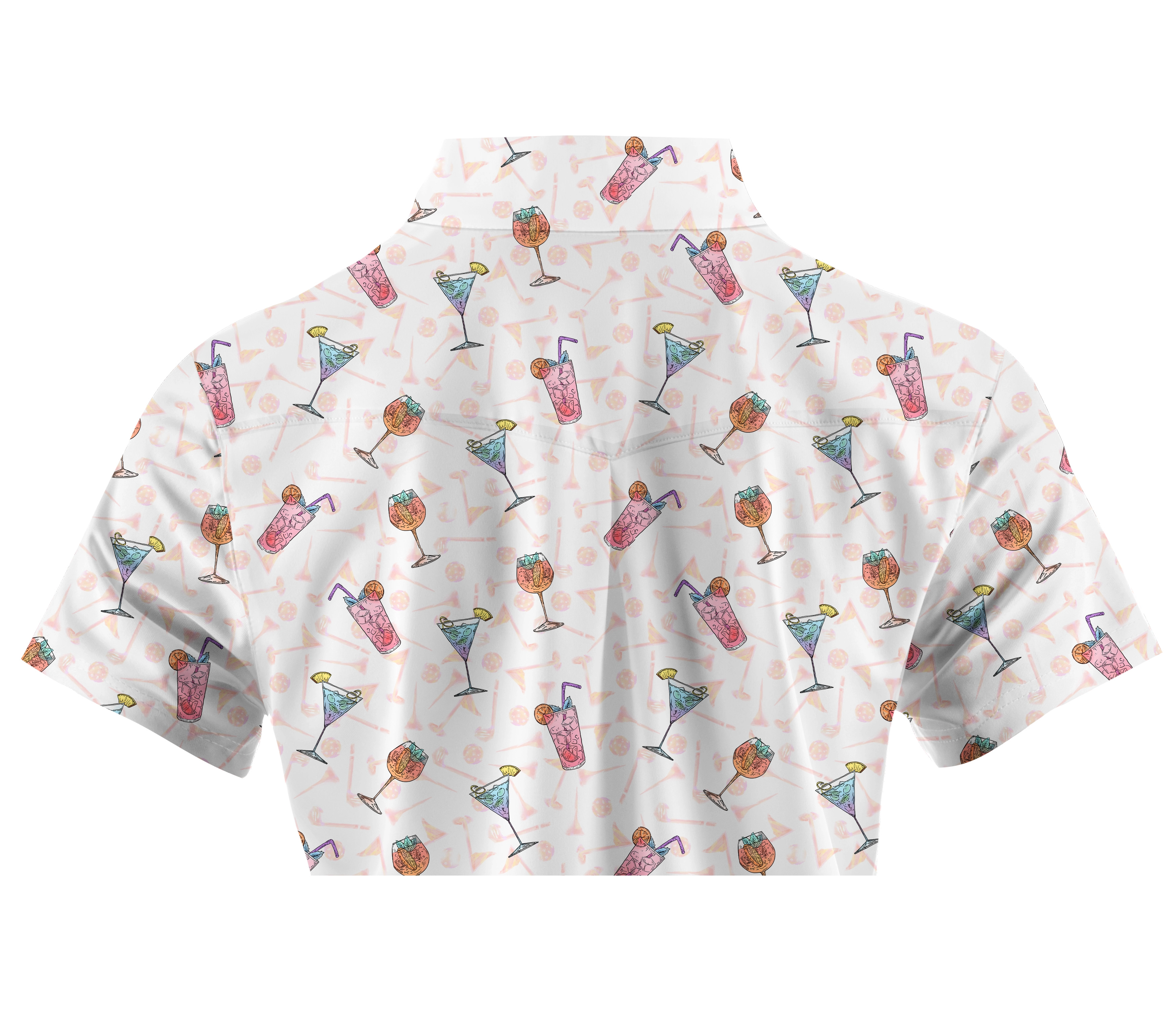 Cherryswing Women's Cocktail Party Golf Short Sleeve Polo Shirt