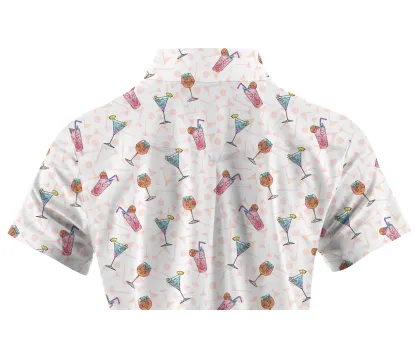 Cherryswing Women's Cocktail Party Golf Short Sleeve Polo Shirt