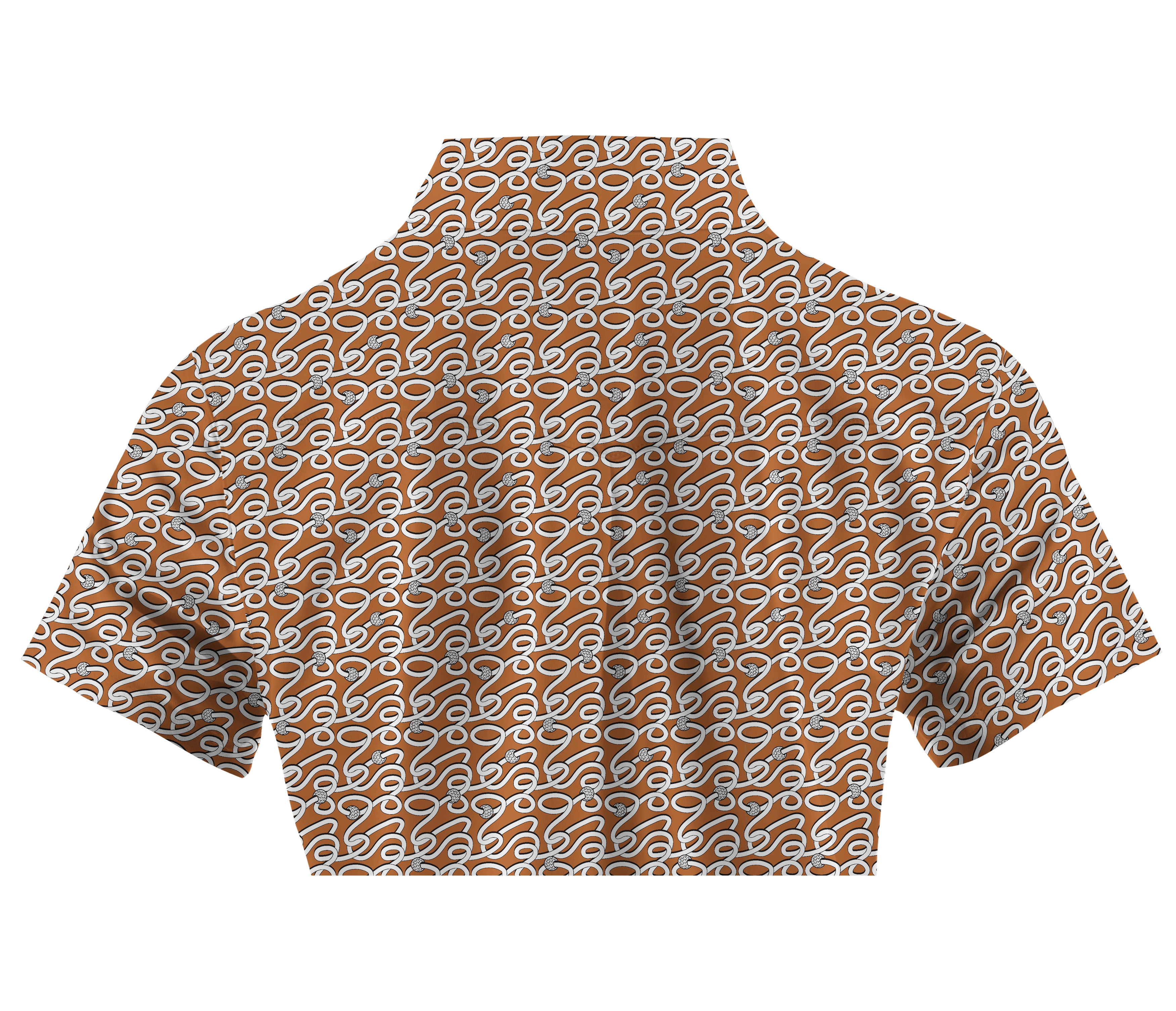 Cherryswing Women's Elegant Curves  Golf Short Sleeve Polo Shirt