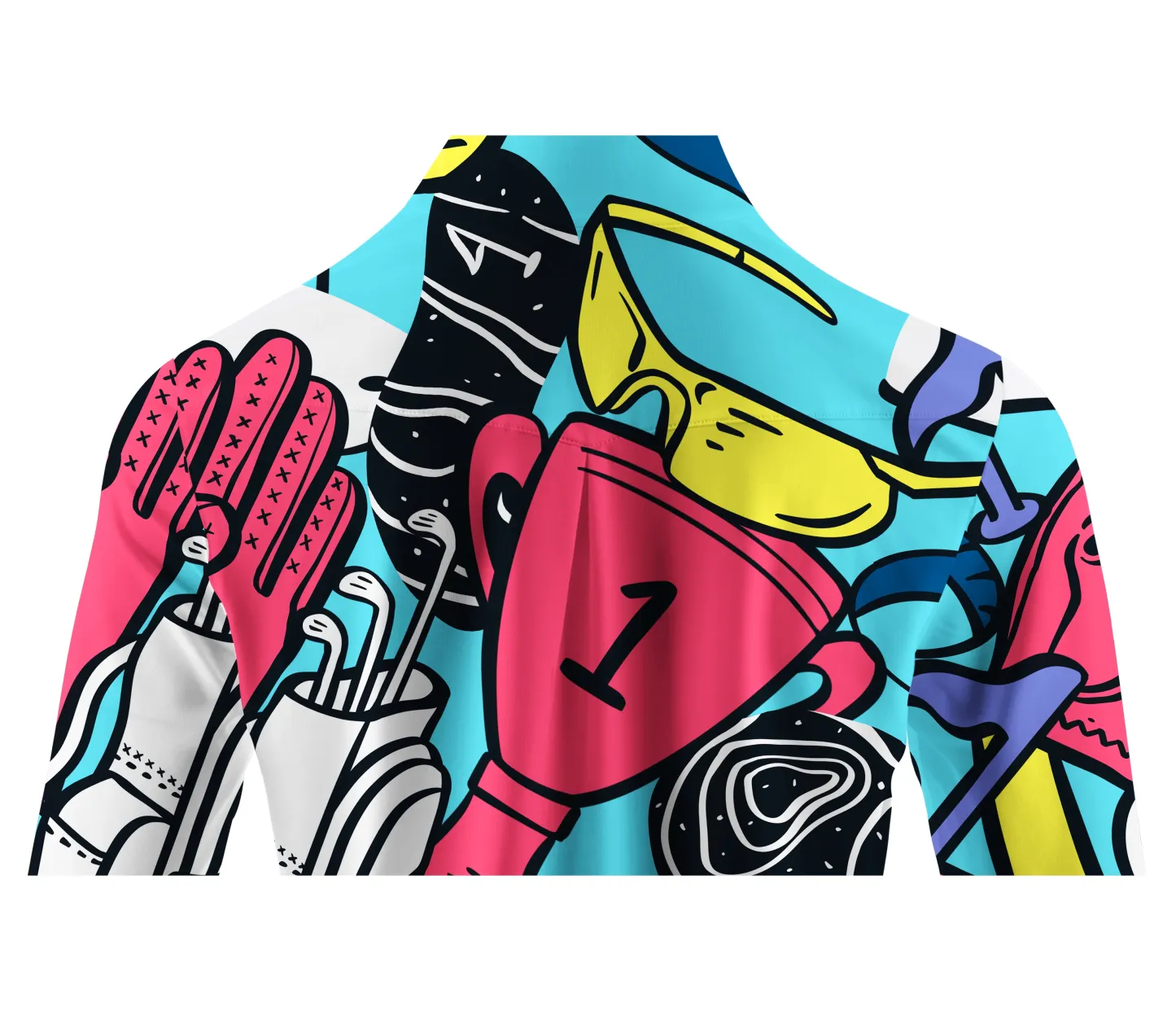 Cherryswing Women's Vivid Hues Golf Long Sleeve Polo Shirt