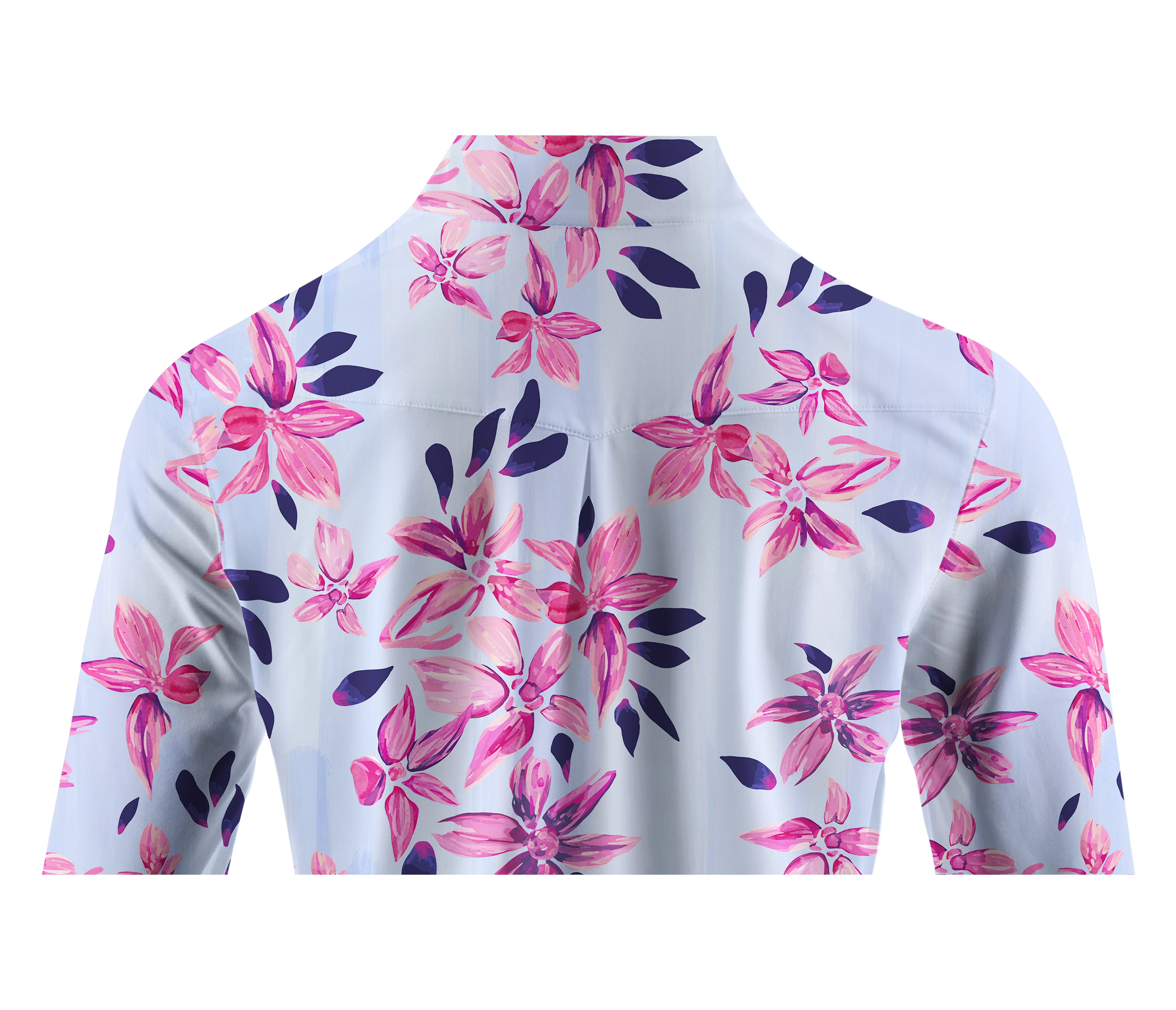 Cherryswing Women's Springtime Garden Golf Long Sleeve Polo Shirt