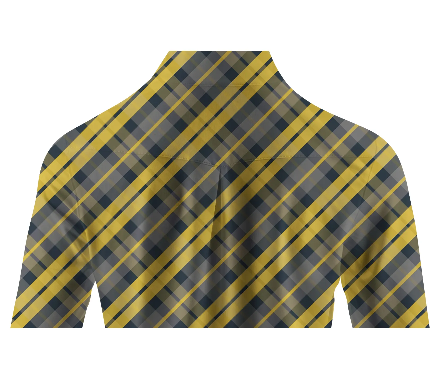 Cherryswing Women's Scottish Plaid Pattern Golf Long Sleeve Polo Shirt