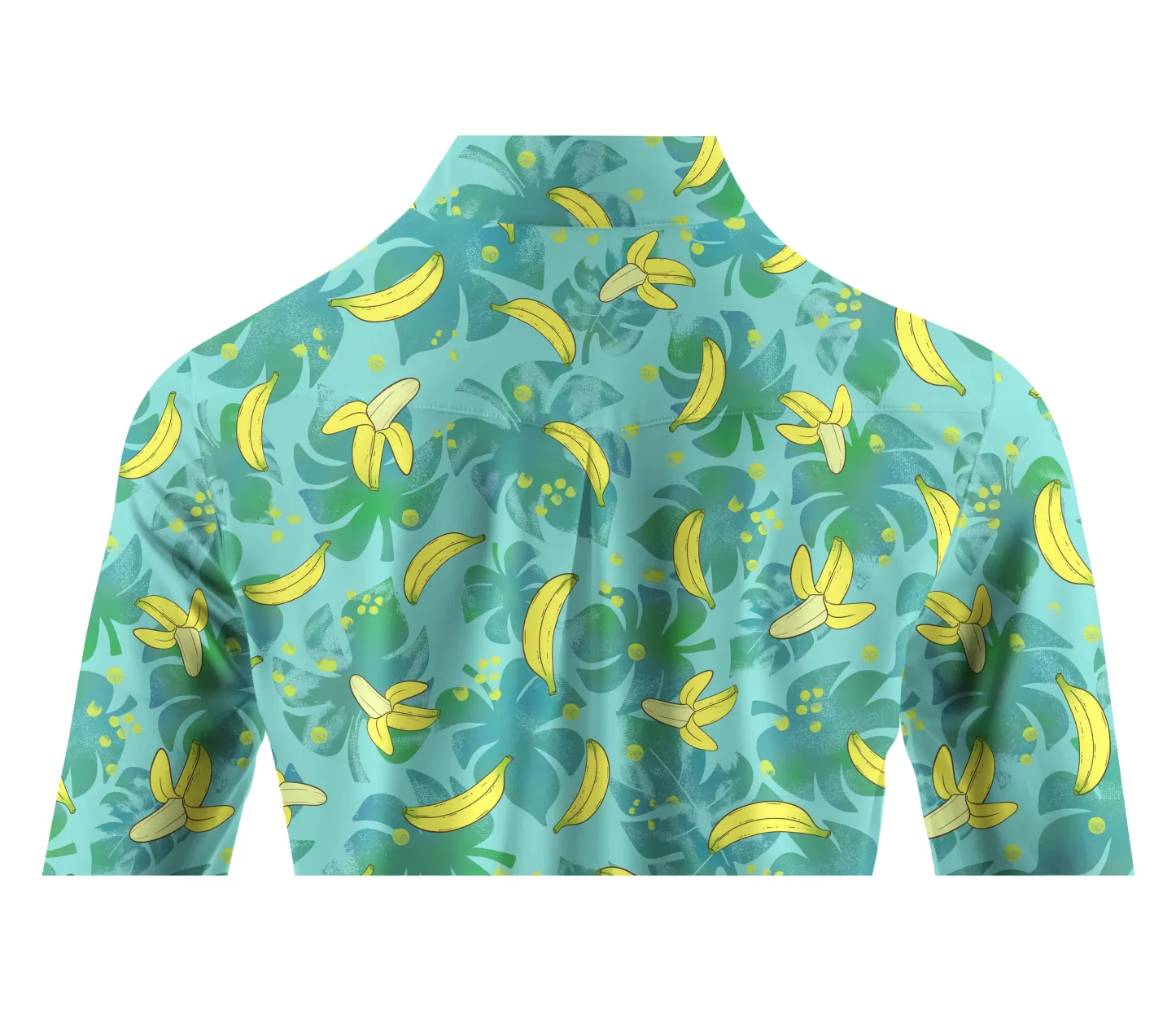 Cherryswing Women's Hawaiian Banana Golf Long Sleeve Polo Shirt
