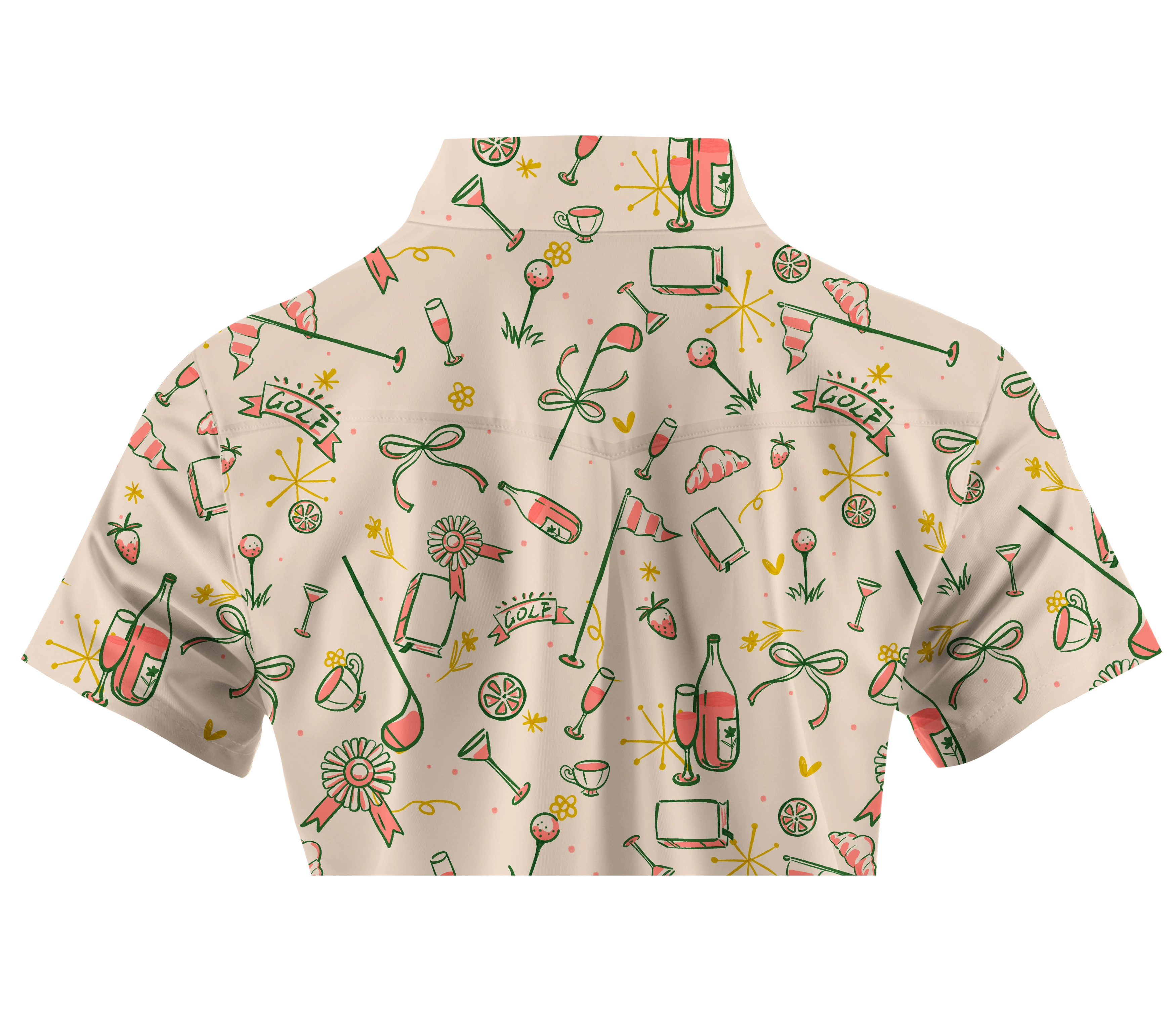 Cherryswing Women's Summer Picnic Golf Short Sleeve Polo Shirt