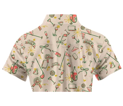 Cherryswing Women's Summer Picnic Golf Short Sleeve Polo Shirt