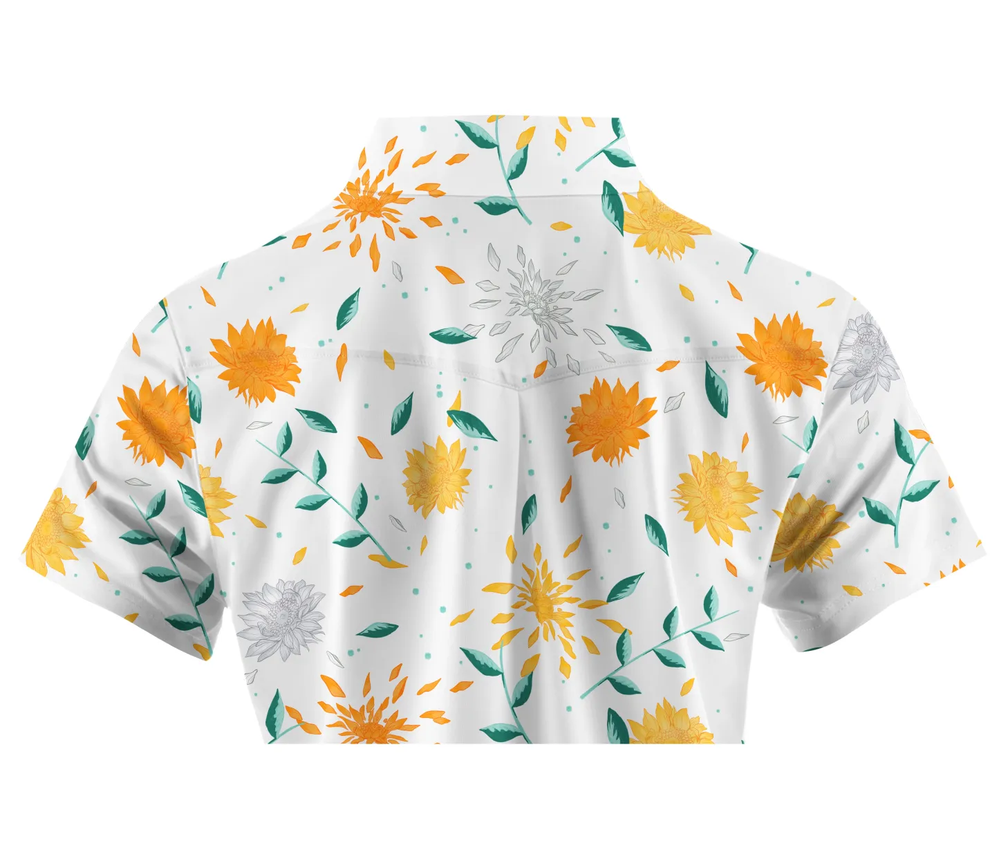 Cherryswing Women's Sunflower  Golf Short Sleeve Polo Shirt