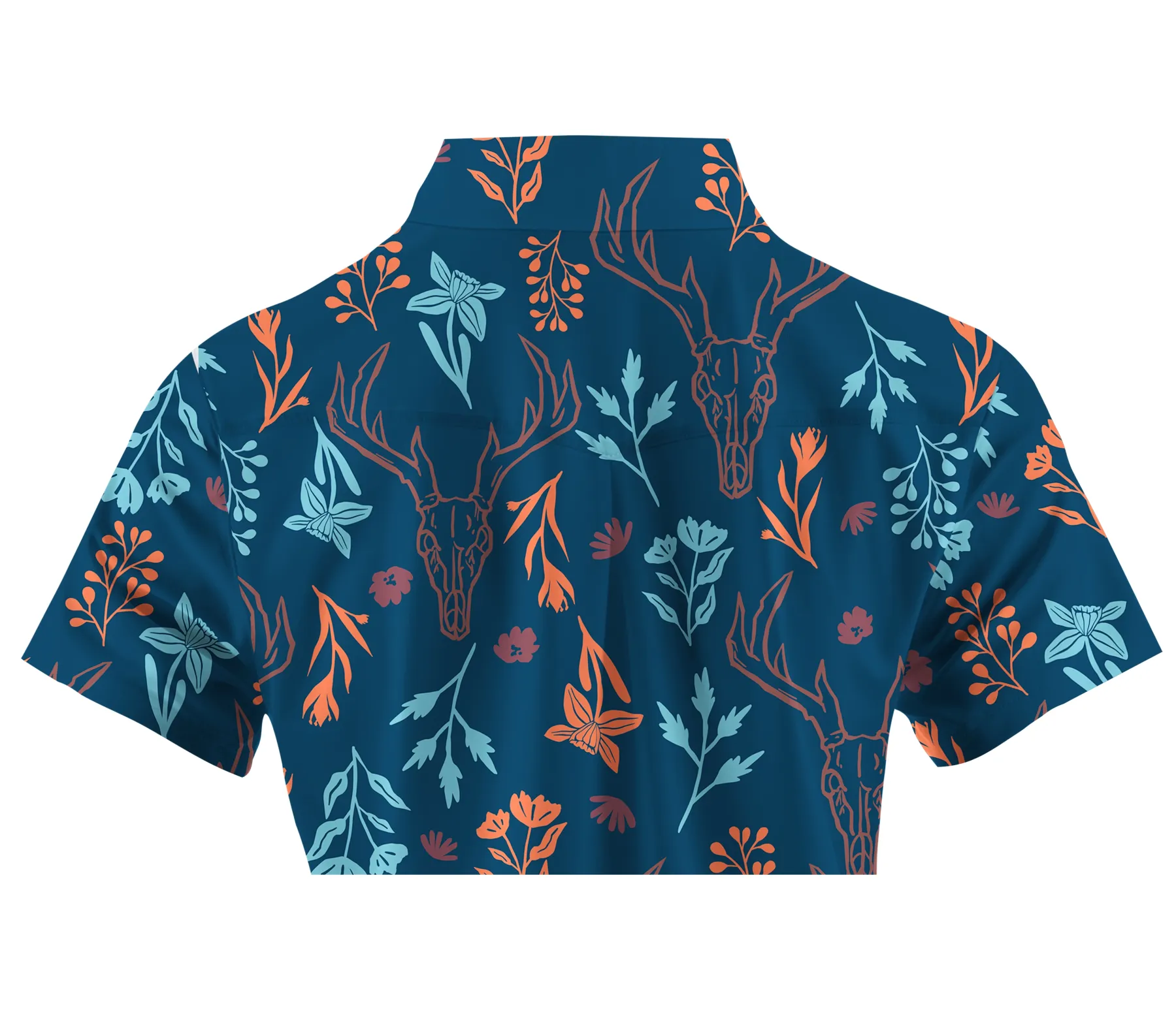 Cherryswing Women's Mystical Forest Short Sleeve Polo Shirt