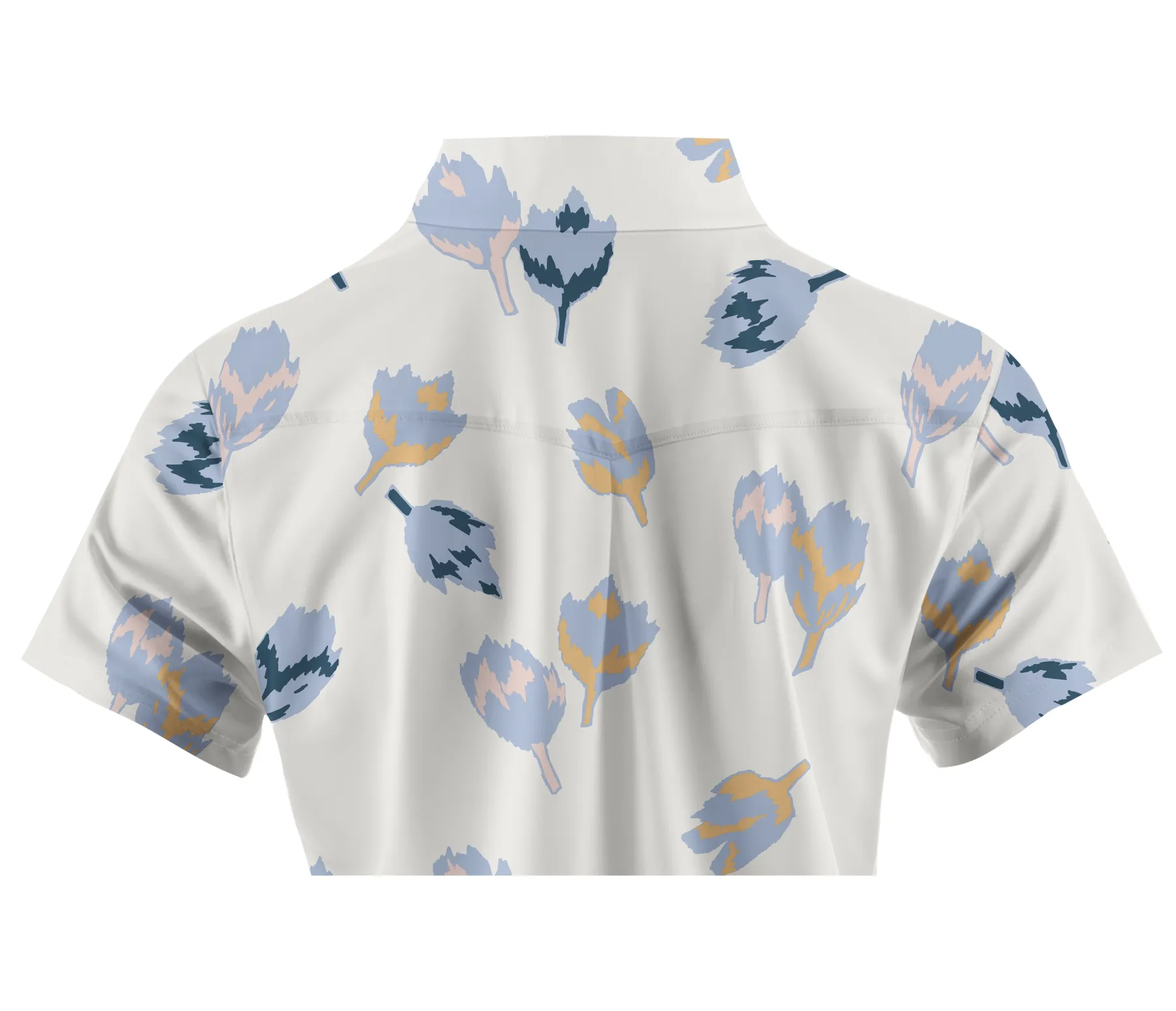 Cherryswing Women's Springtime Tulips Short Sleeve Polo Shirt