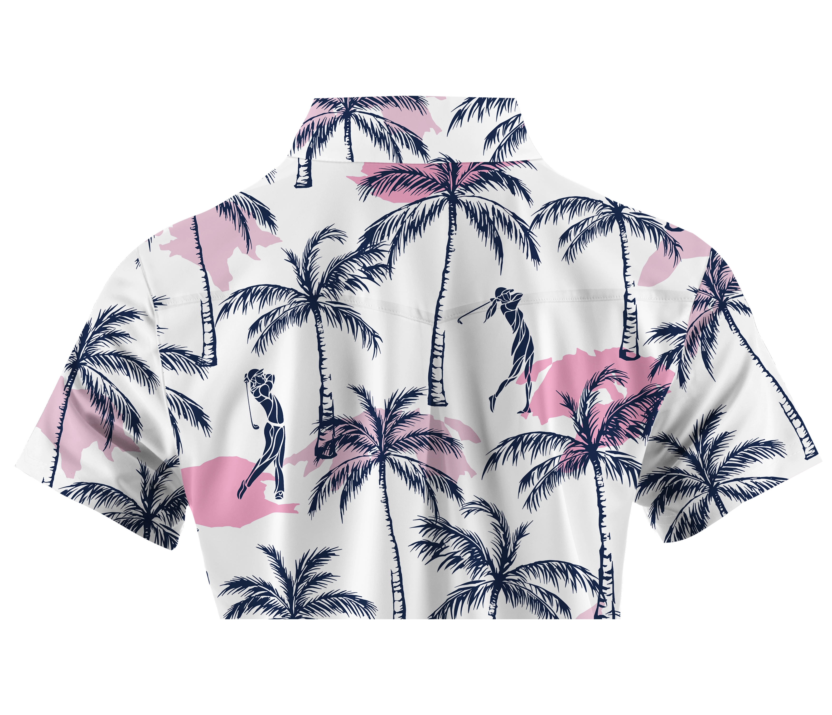 Cherryswing Women's Relax Hawaii Short Sleeve Polos