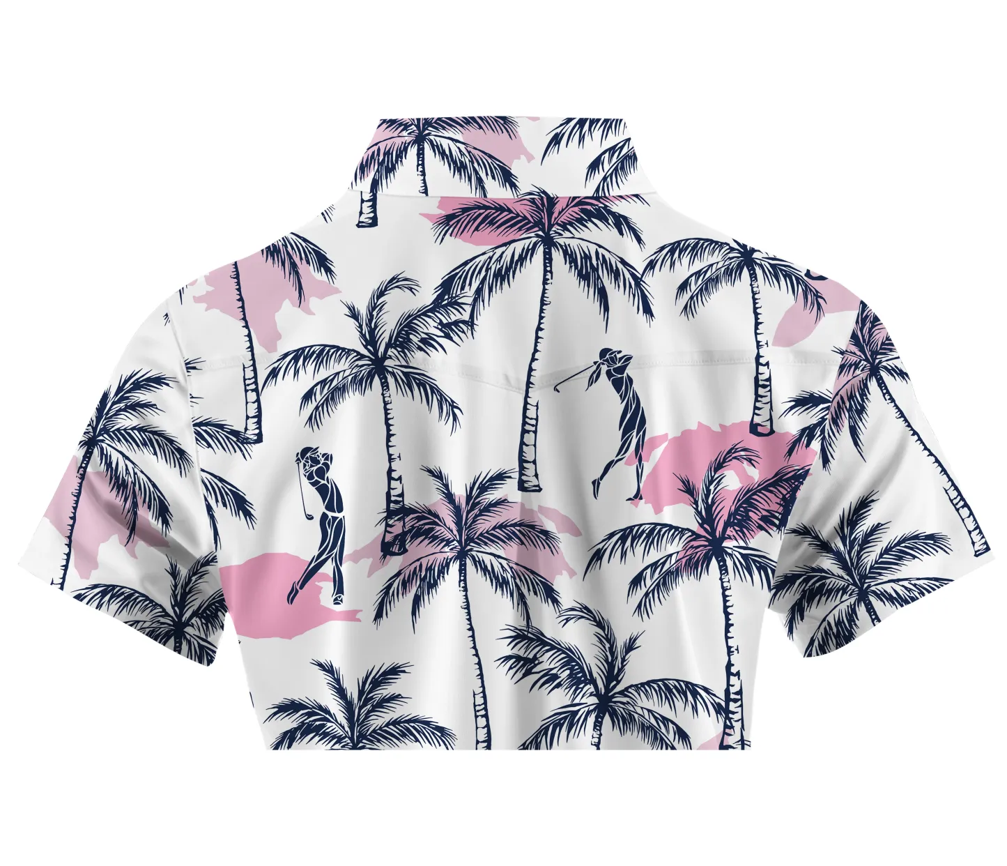 Cherryswing Women's Relax Hawaii Short Sleeve Polos