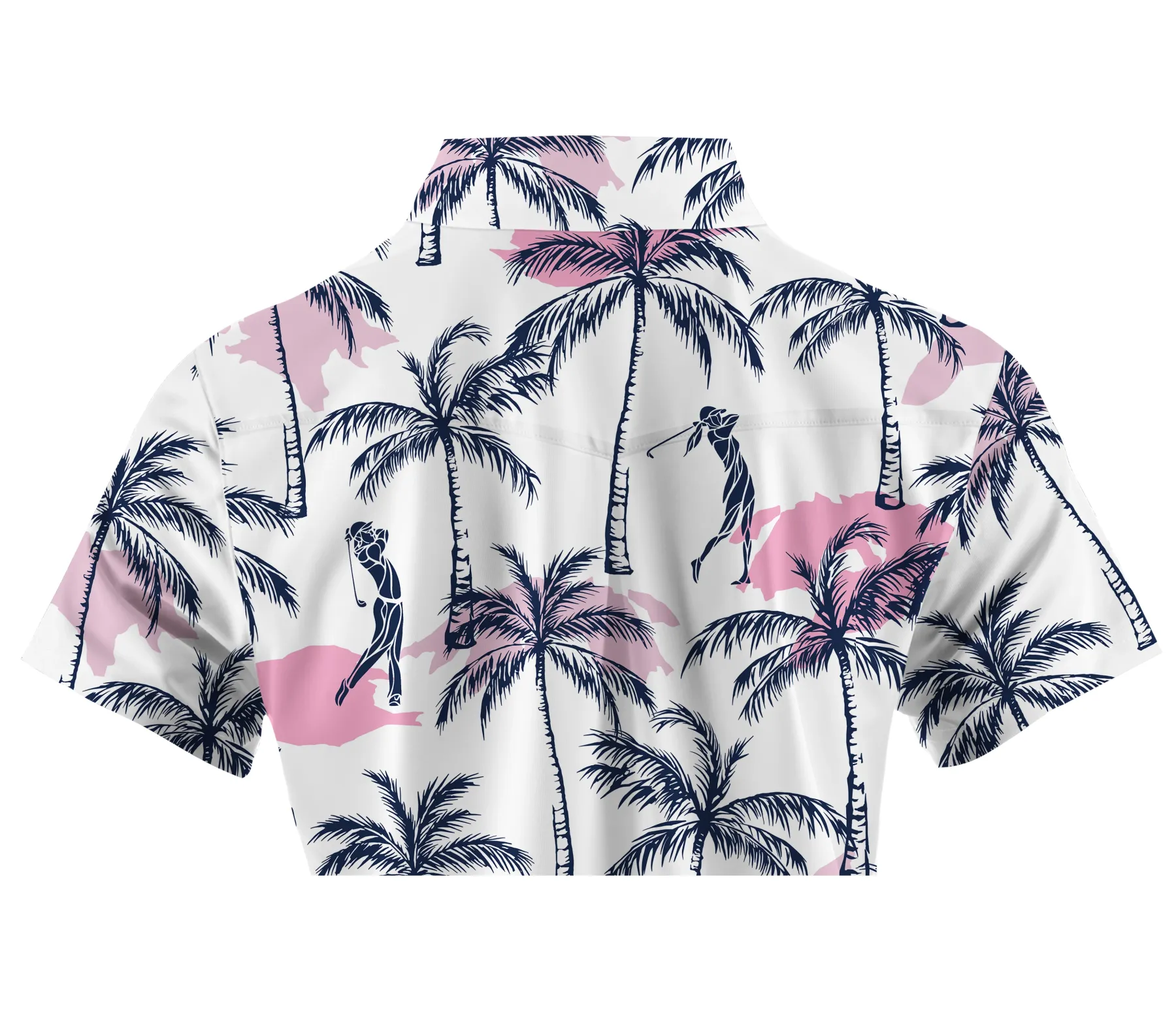 Cherryswing Women's Relax Hawaii Short Sleeve Polos