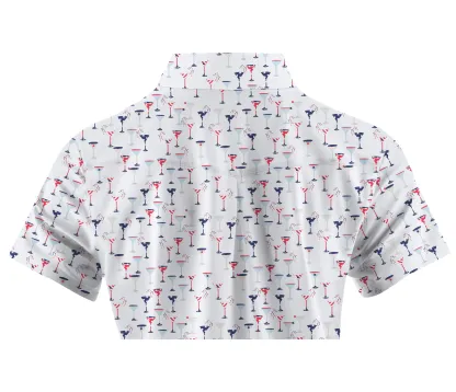 Cherryswing Women's Celebratory Atmosphere Short Sleeve Polos