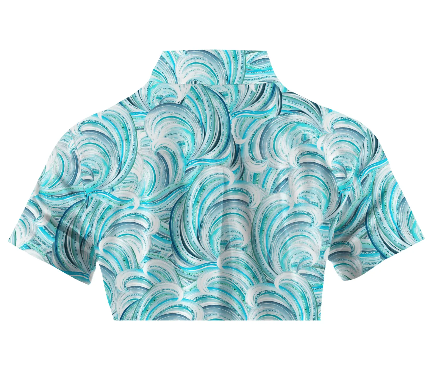 Cherryswing Women's Free Waves Short Sleeve Polos