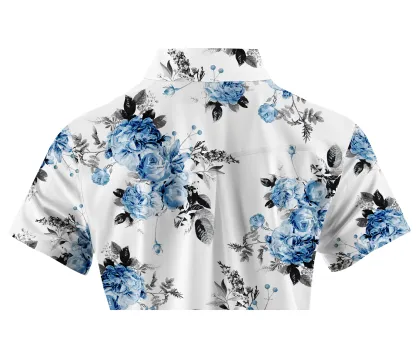 Cherryswing Women's Geometric Art Short Sleeve Polos