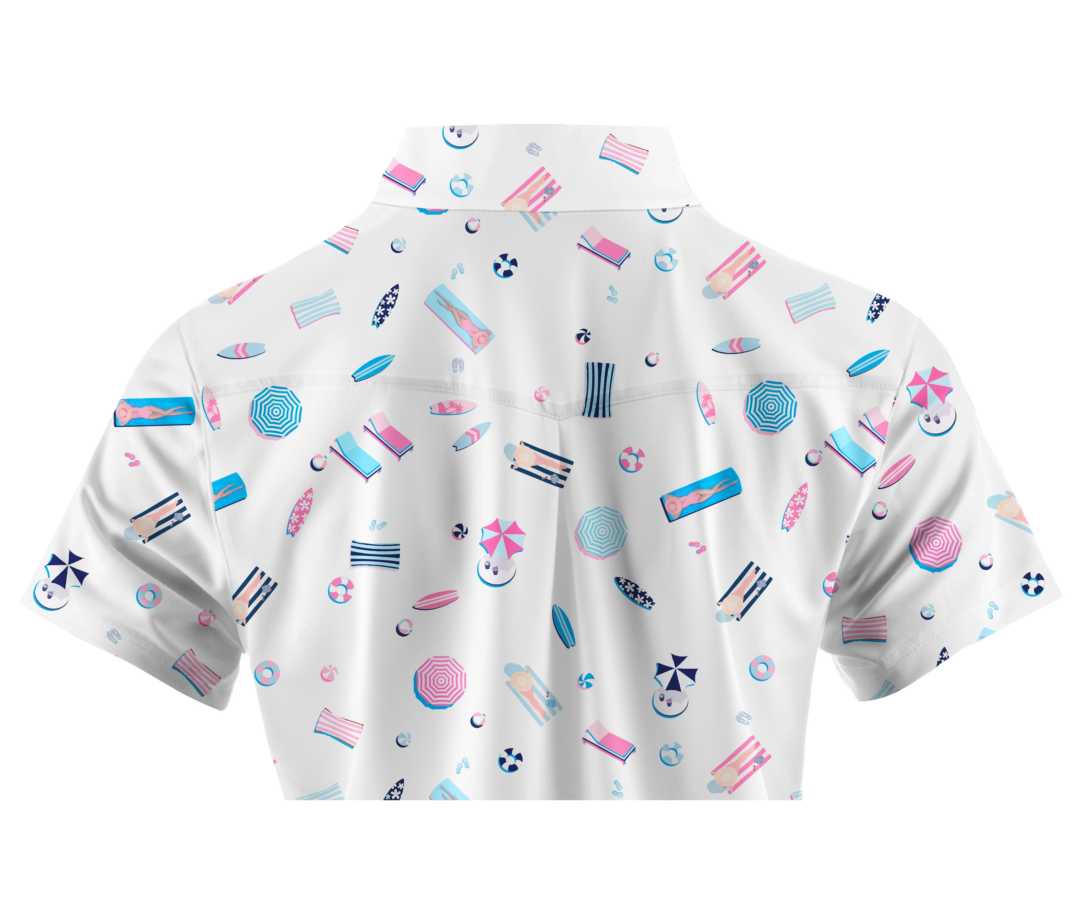 Cherryswing Women's Beachside Charm Short Sleeve Polos