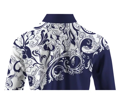 Cherryswing Women's Timeless Artistry Long Sleeve Polo Shirt