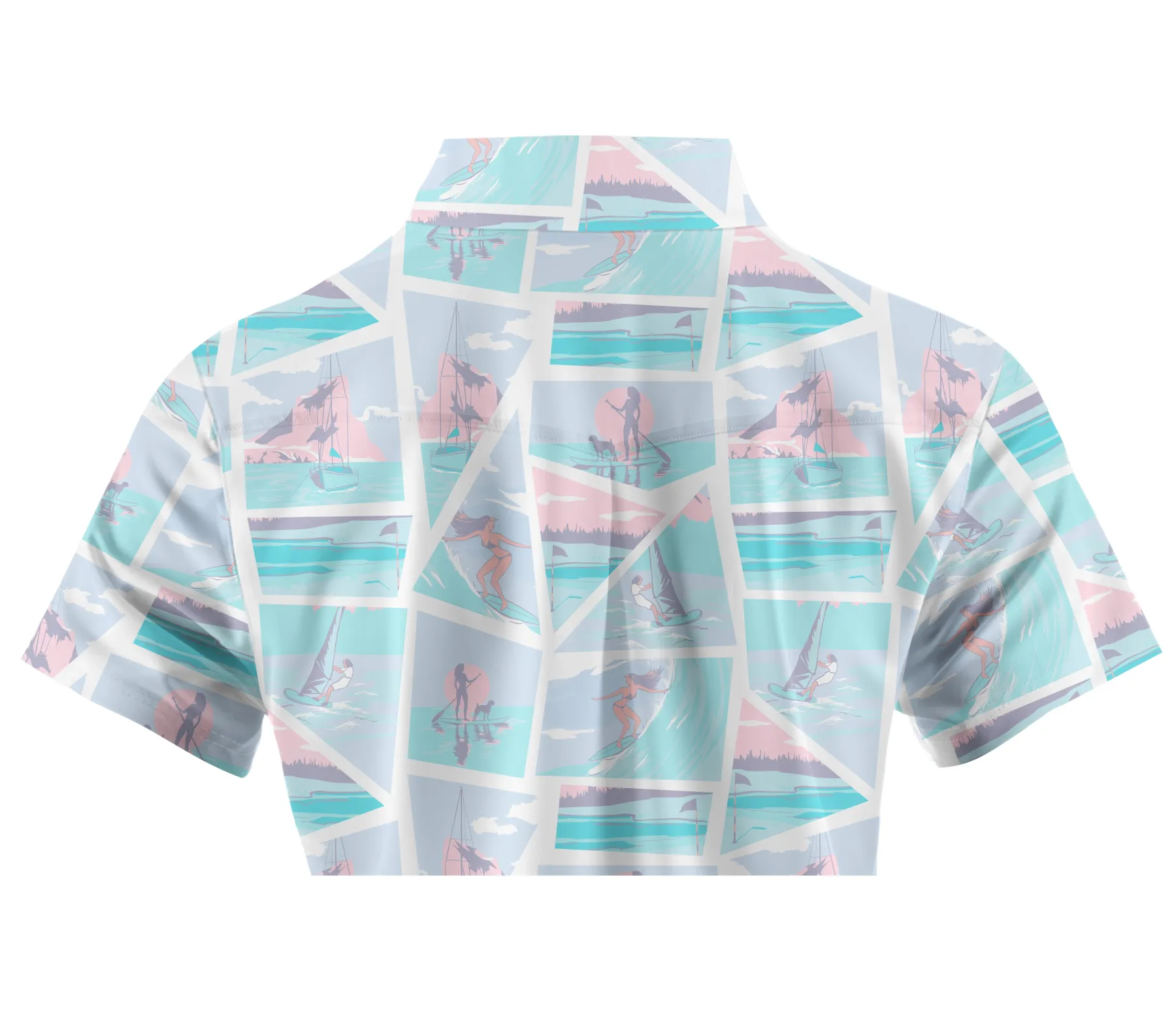 Cherryswing Women's Beachside Charm Short Sleeve Polos