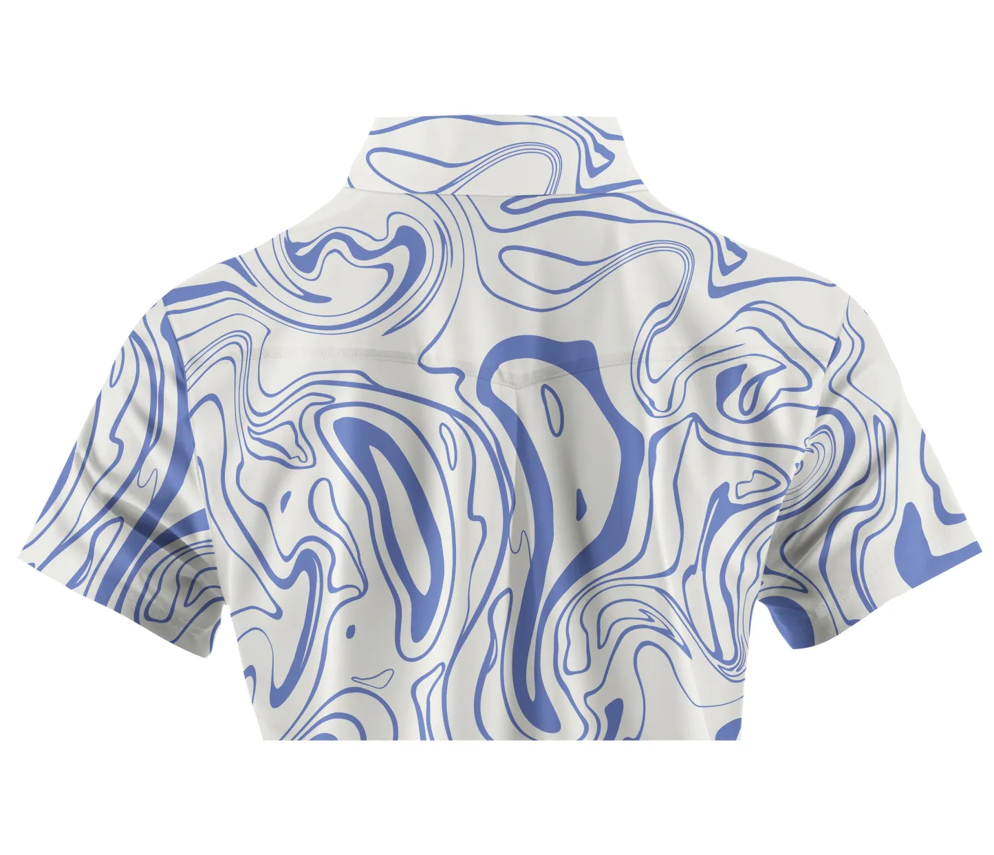 Cherryswing Women's Flowing Water Short Sleeve Polos