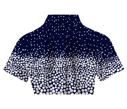 Cherryswing Women's Vivid Floral Short Sleeve Polos