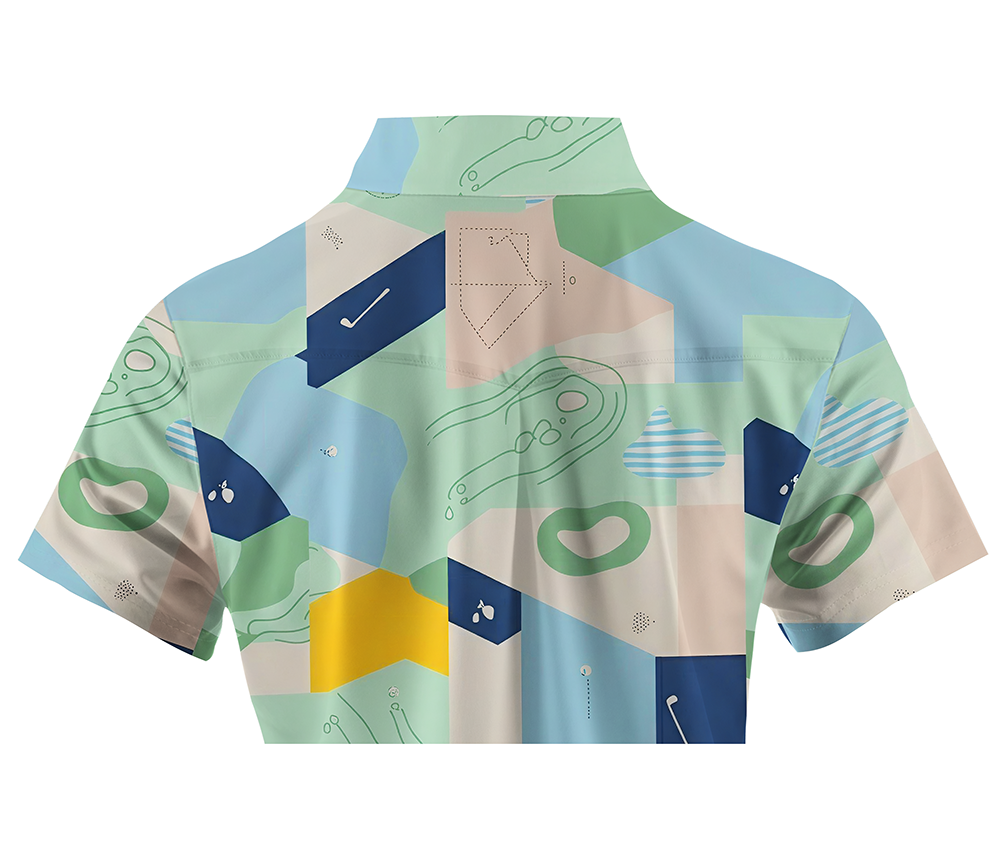 Cherryswing Women's Course Collage Short Sleeve Polos