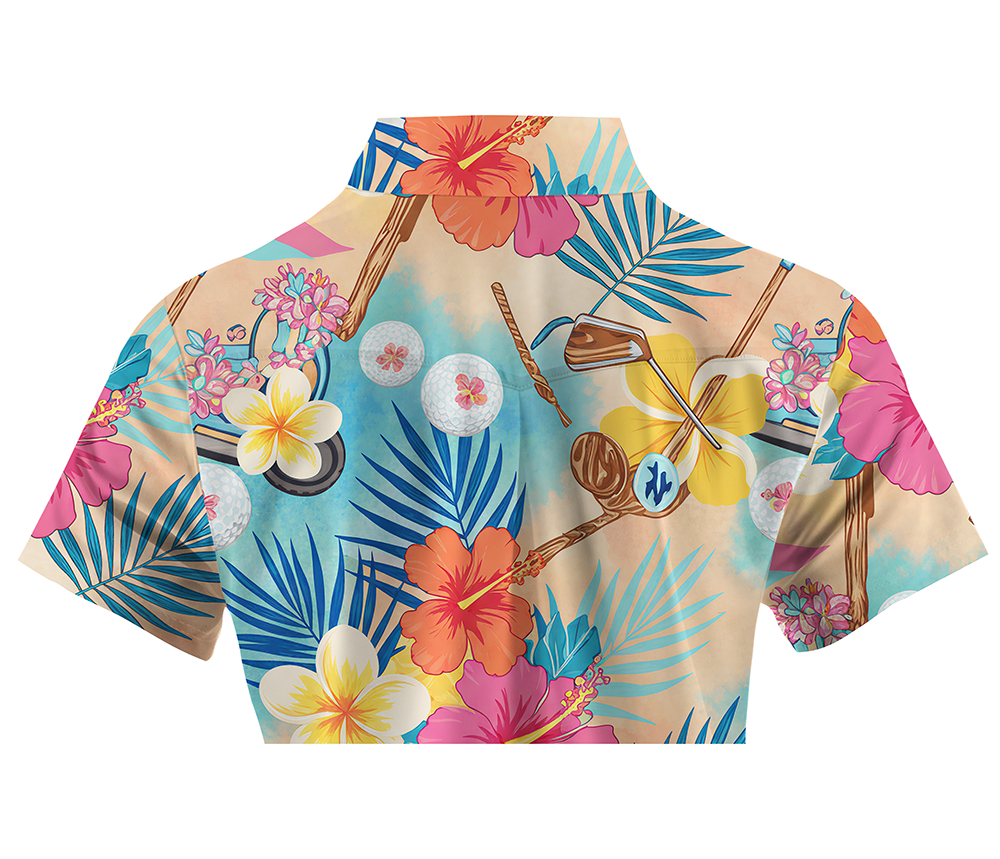 Cherryswing Women's Sun Drenched Short Sleeve Polos