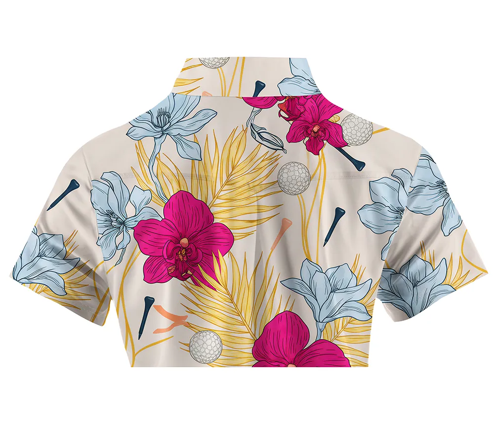 Cherryswing Women's Palm & Putt Short Sleeve Polos