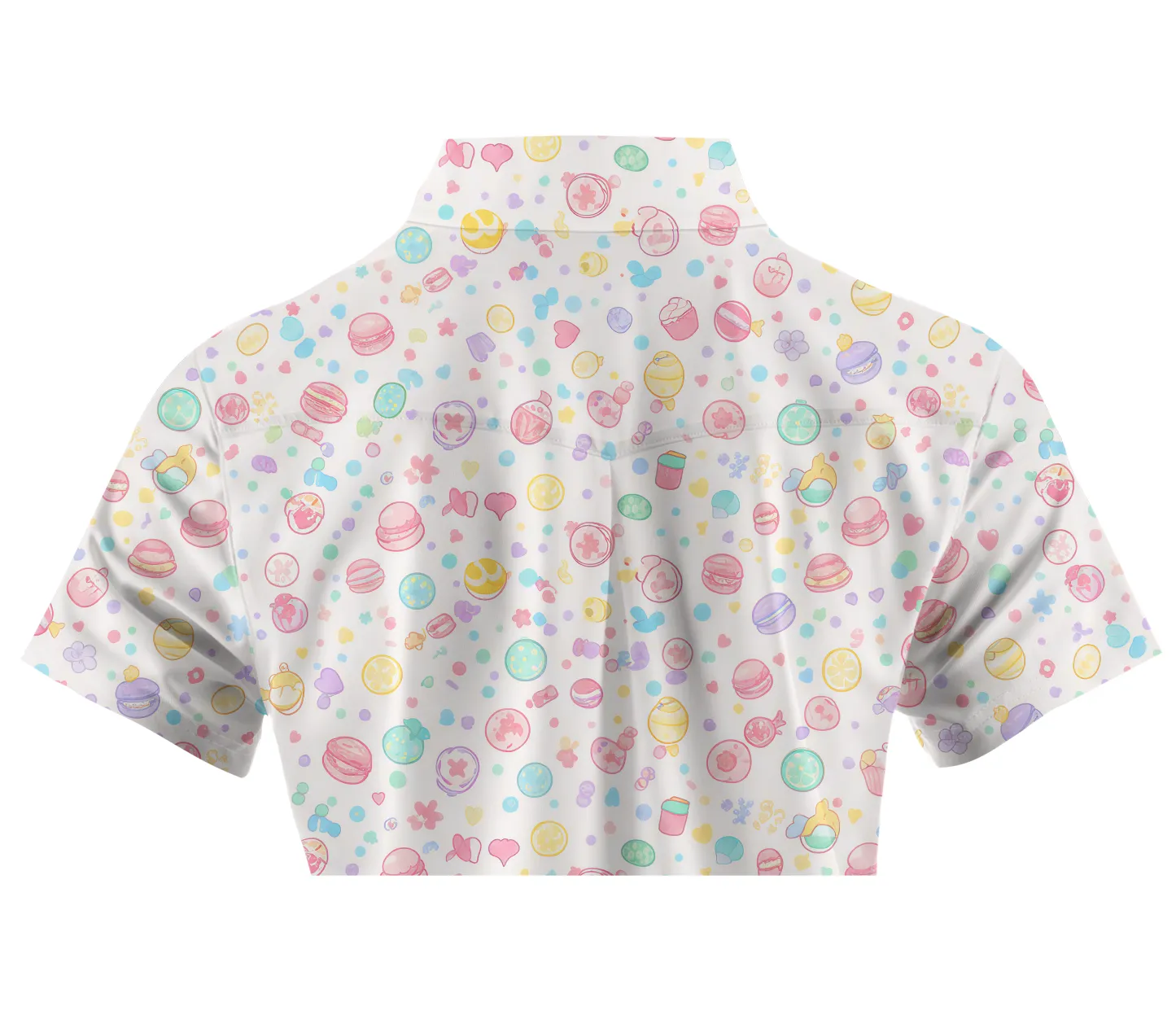 Cherryswing Women's kawaii Sweet Treats Short Sleeve Polos