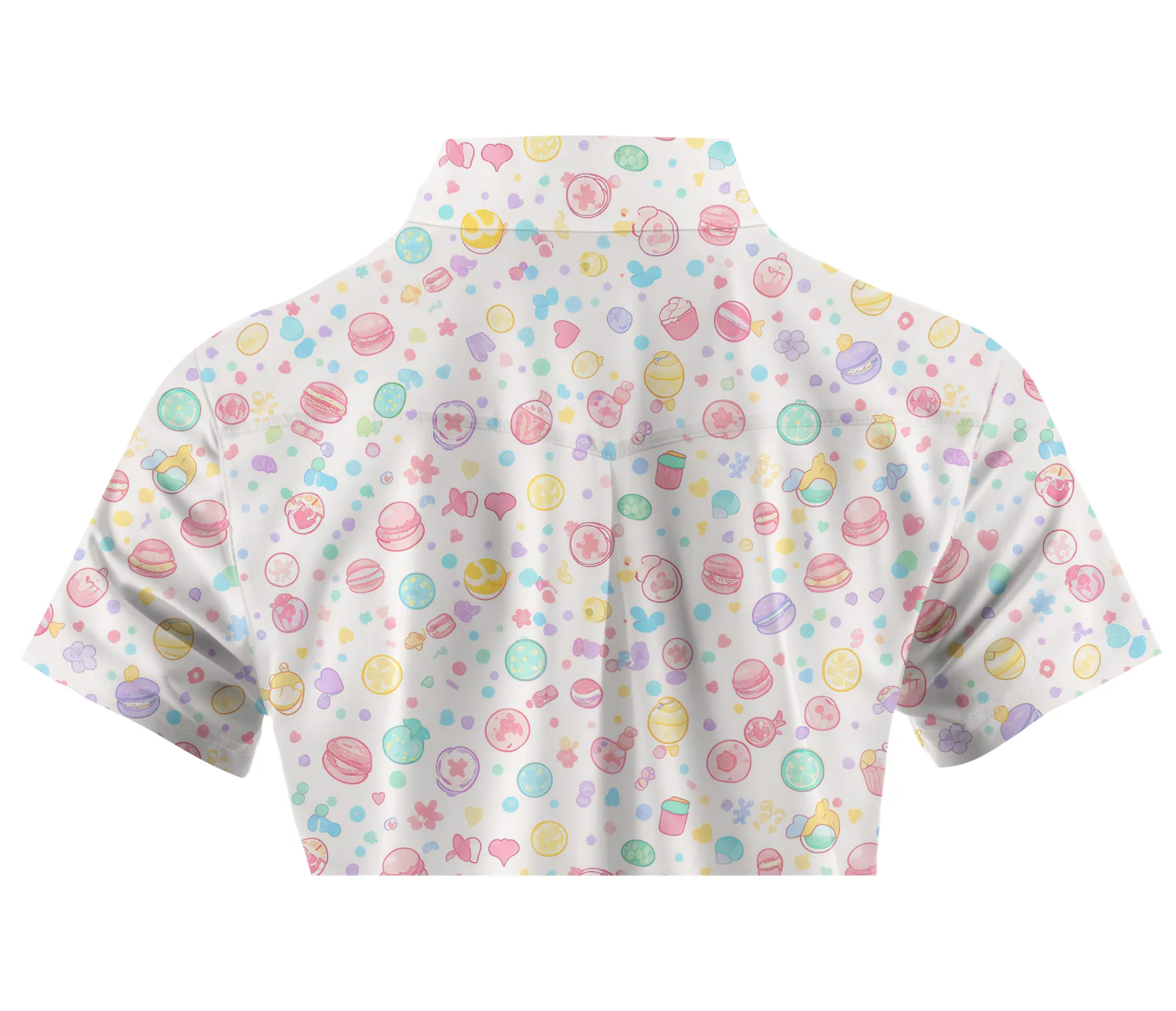 Cherryswing Women's kawaii Sweet Treats Short Sleeve Polos
