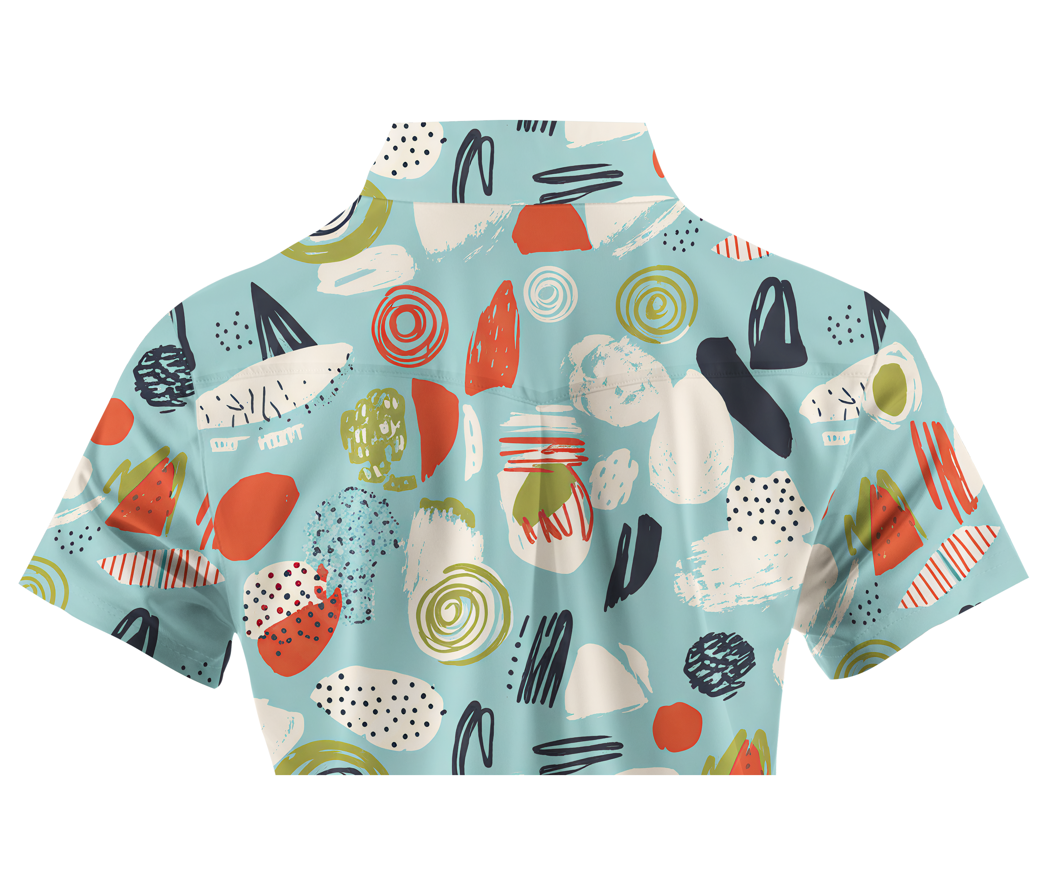Cherryswing Women's Playful Strokes Short Sleeve Polos
