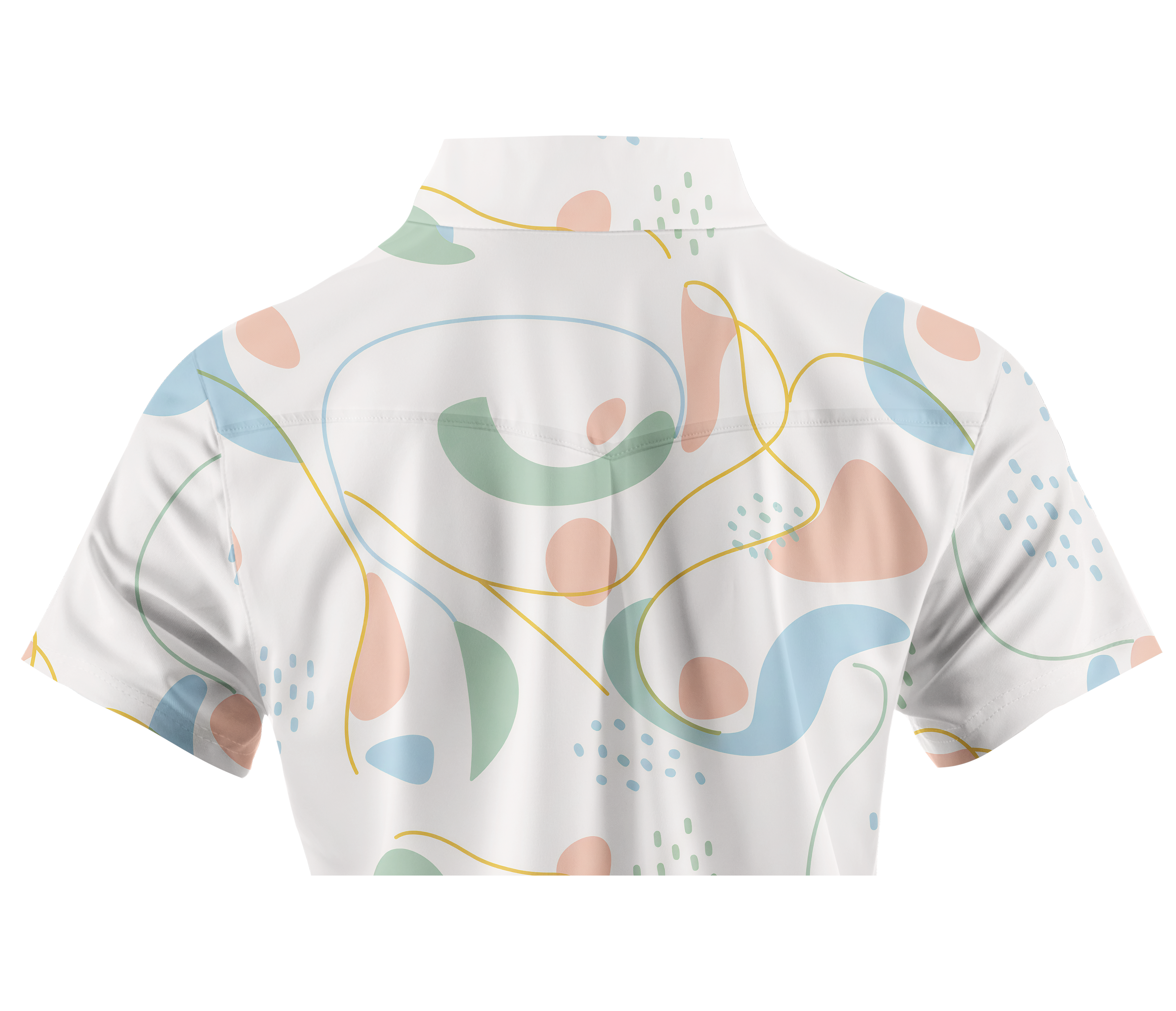 Cherryswing Women's Pastel Flow Short Sleeve Polos
