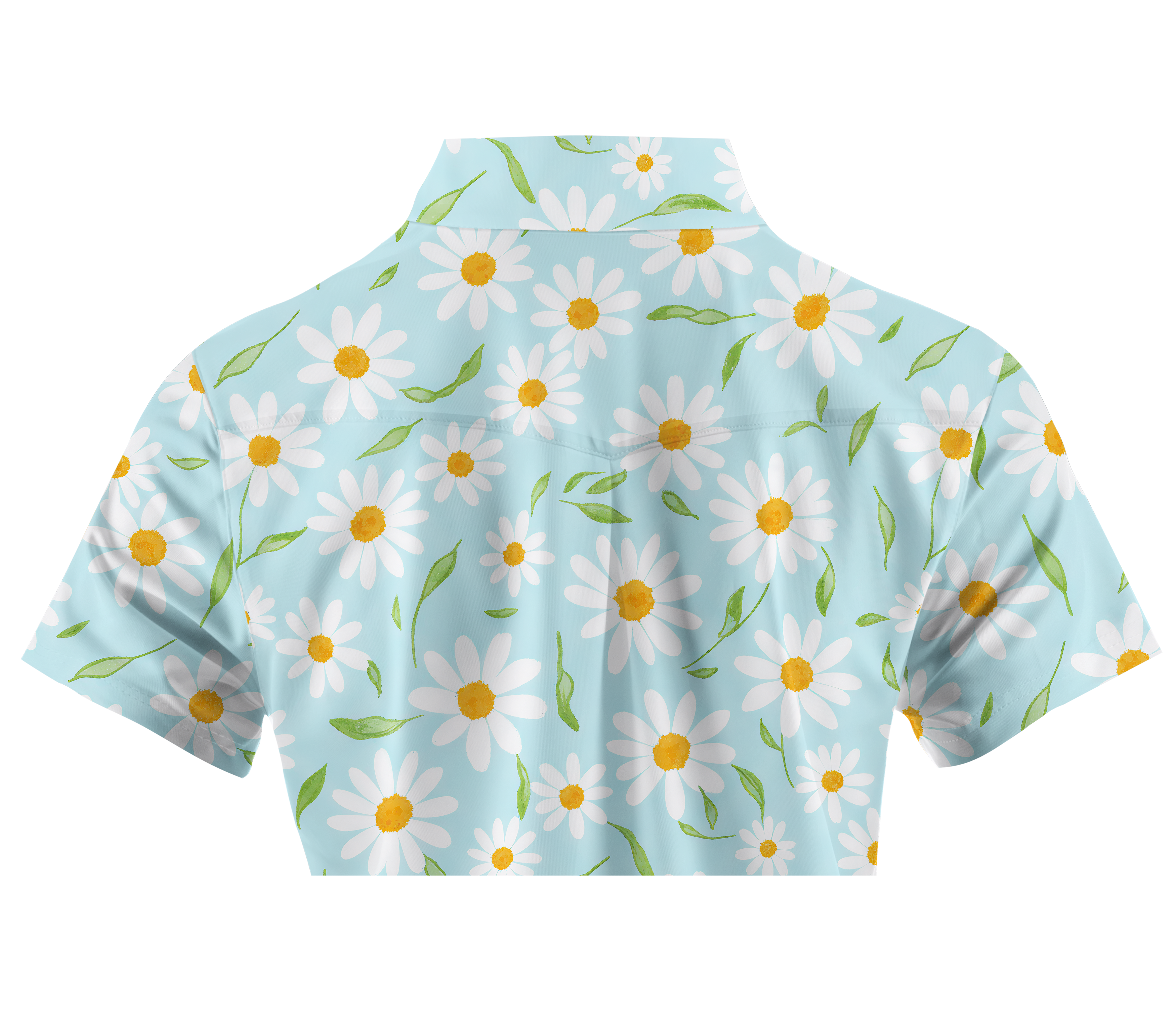 Cherryswing Women's Sunlit Daisies Short Sleeve Polos