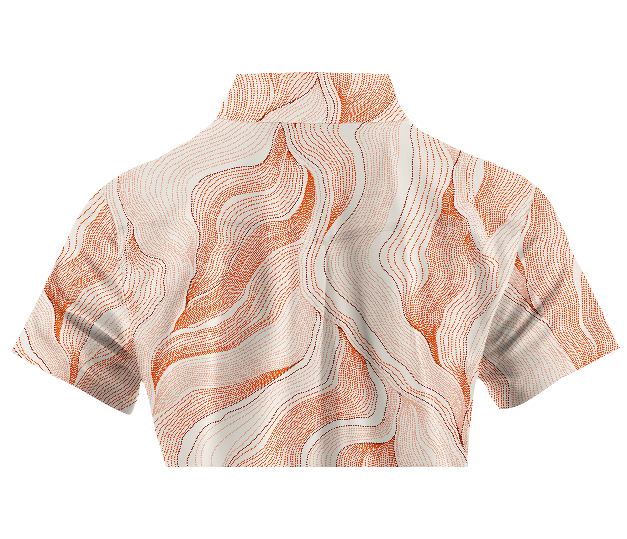 Cherryswing Women's Desert Lines Short Sleeve Polos