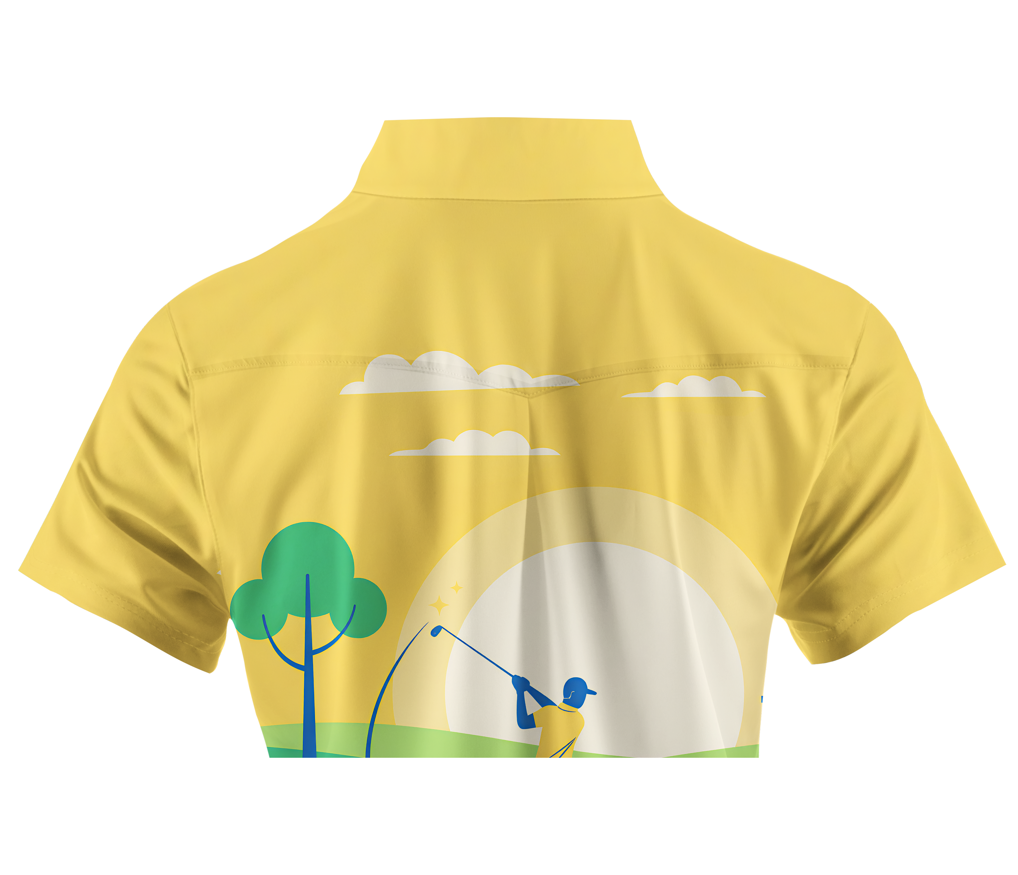 Cherryswing Women's Setting Sun Short Sleeve Polos